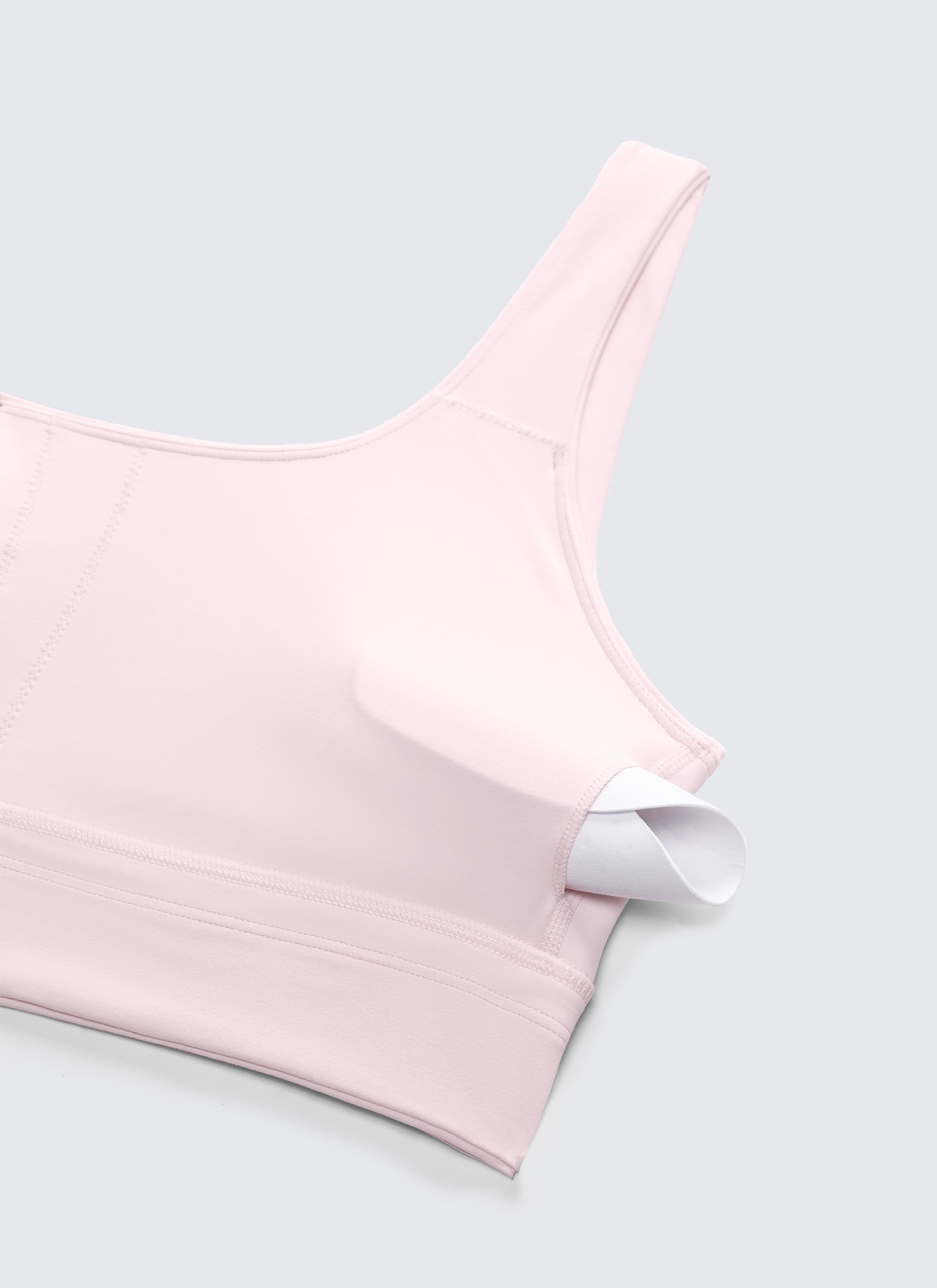 CRZ YOGA Women's Yoga Low Support Butterluxe Sport Bra U Back Longline Strawberry Pink