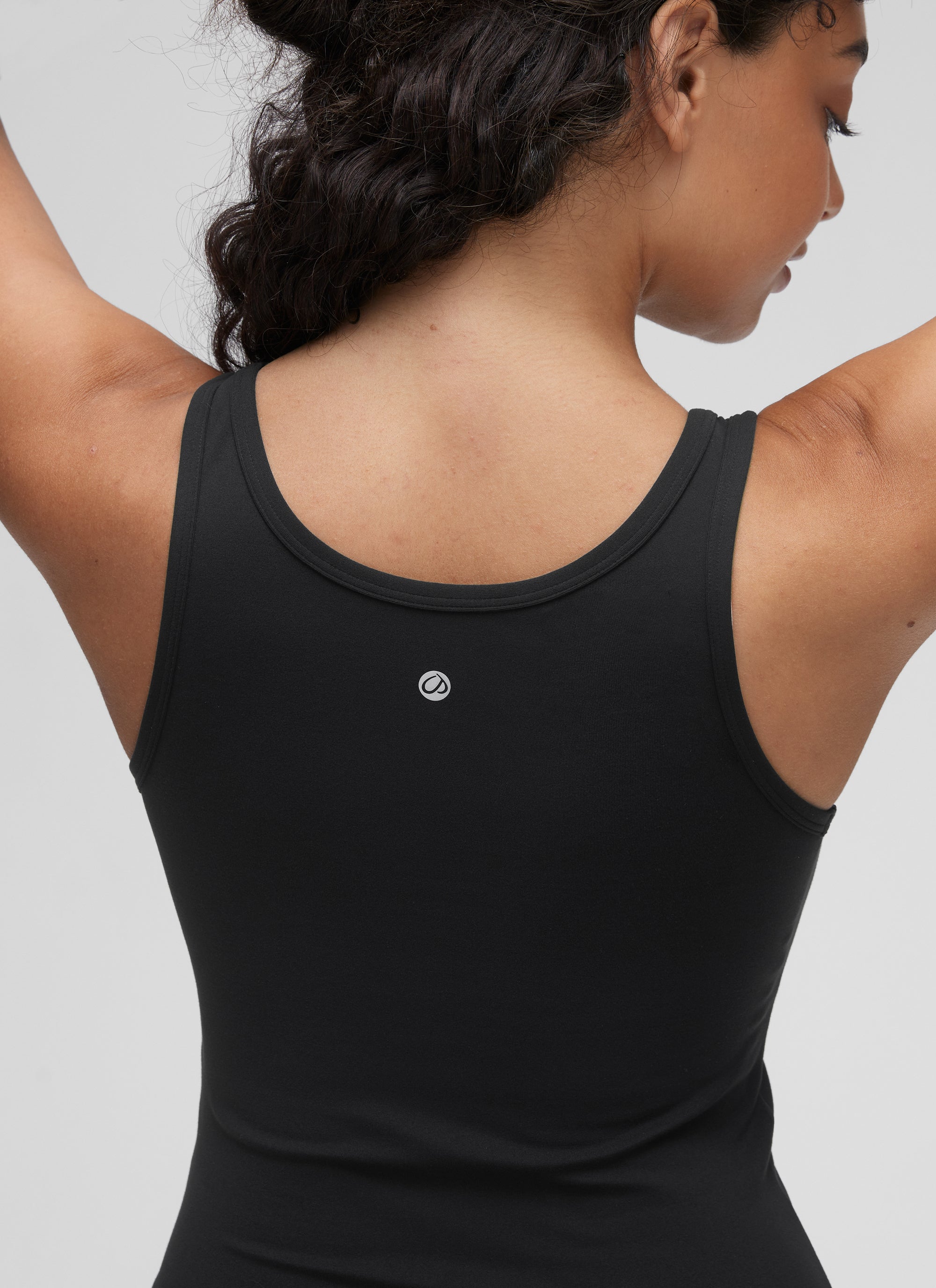 CRZ YOGA Women's Yoga Butterluxe Tight Fit Tank Tops Racerback Black