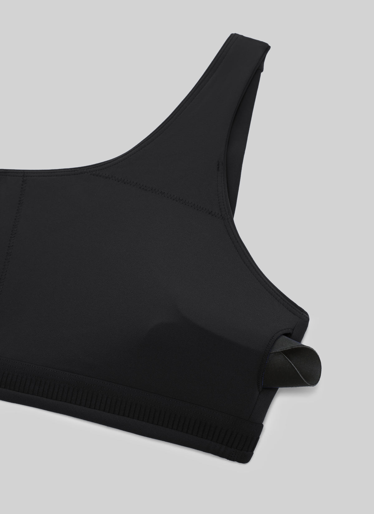 Women's Butterlift® Yoga Asymmetric Straps Sports Bra Medium Support Black