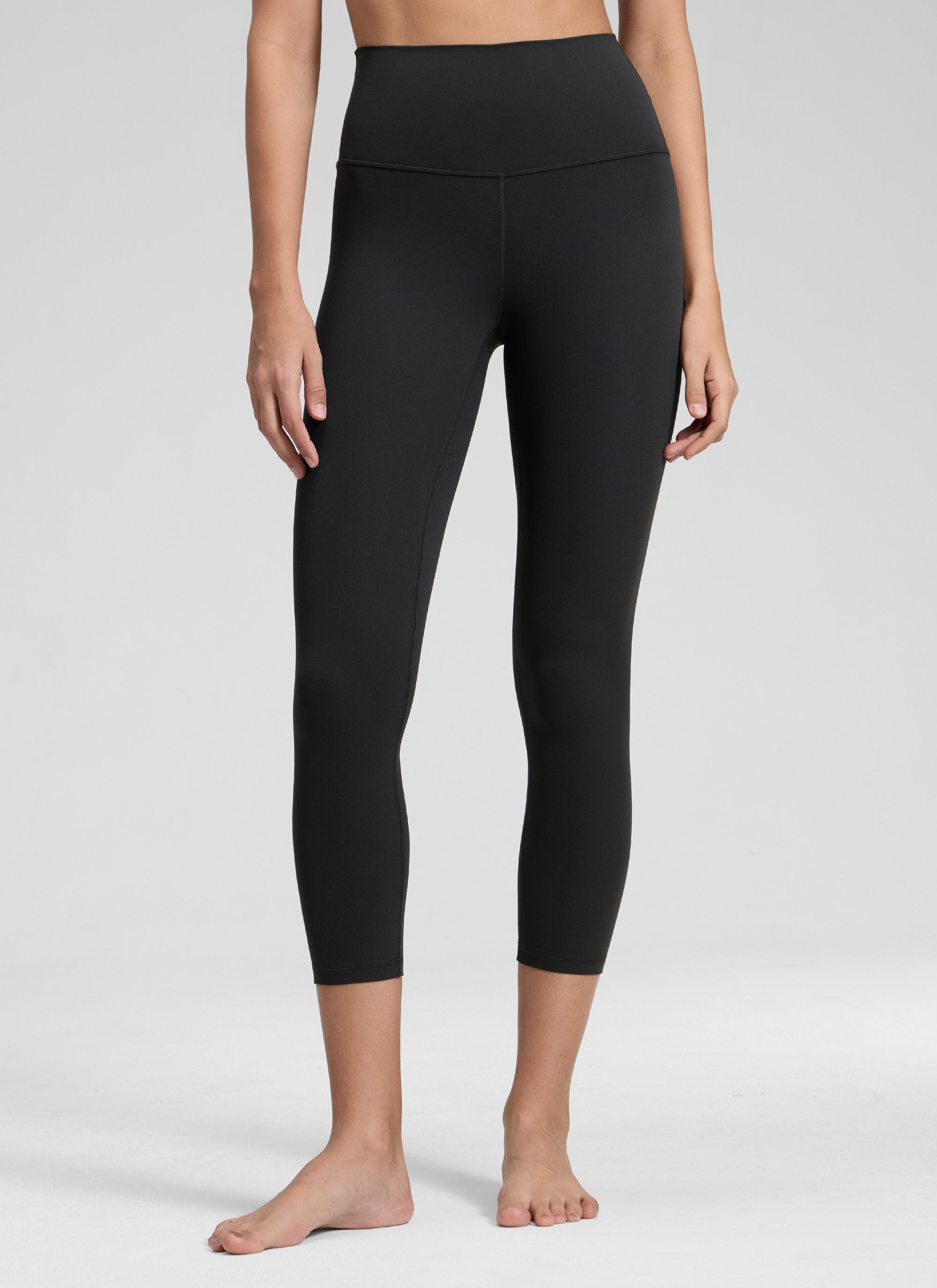 CRZ YOGA - بنطال يوغا نسائي فضفاض بخصر مرتفع من نوع « Butterluxe » مقاس 23 بوصة، أسود