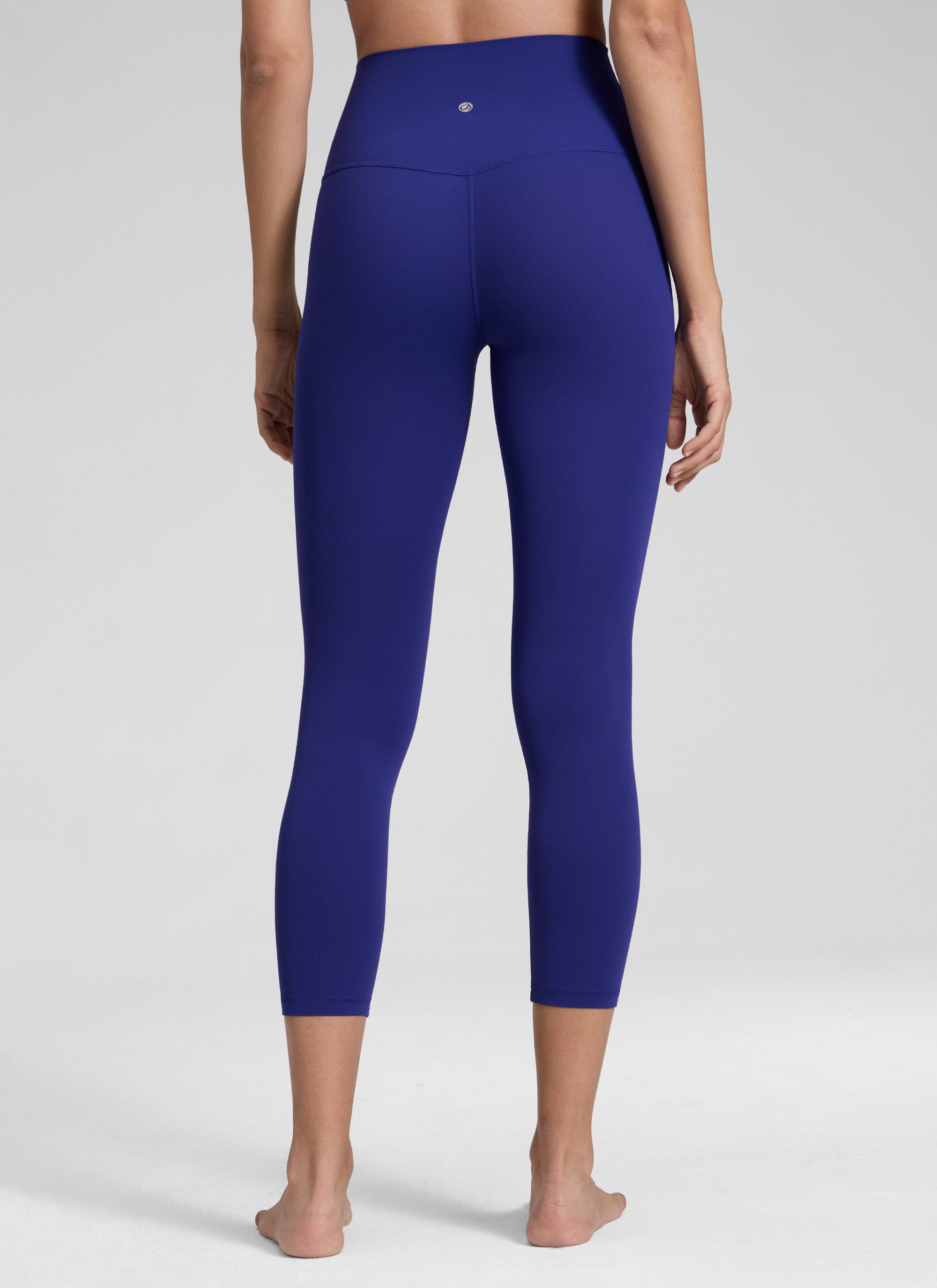 CRZ YOGA - بنطال يوغا نسائي فضفاض بخصر مرتفع من Butterluxe مقاس 23 بوصة، لون أزرق لاركسبر