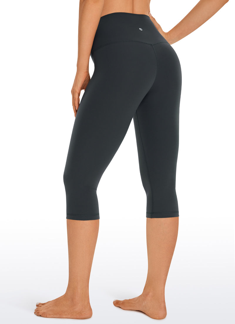 CRZ YOGA - بنطال يوغا نسائي فضفاض بخصر مرتفع Butterluxe مقاس 17 بوصة بلون «Melanite»