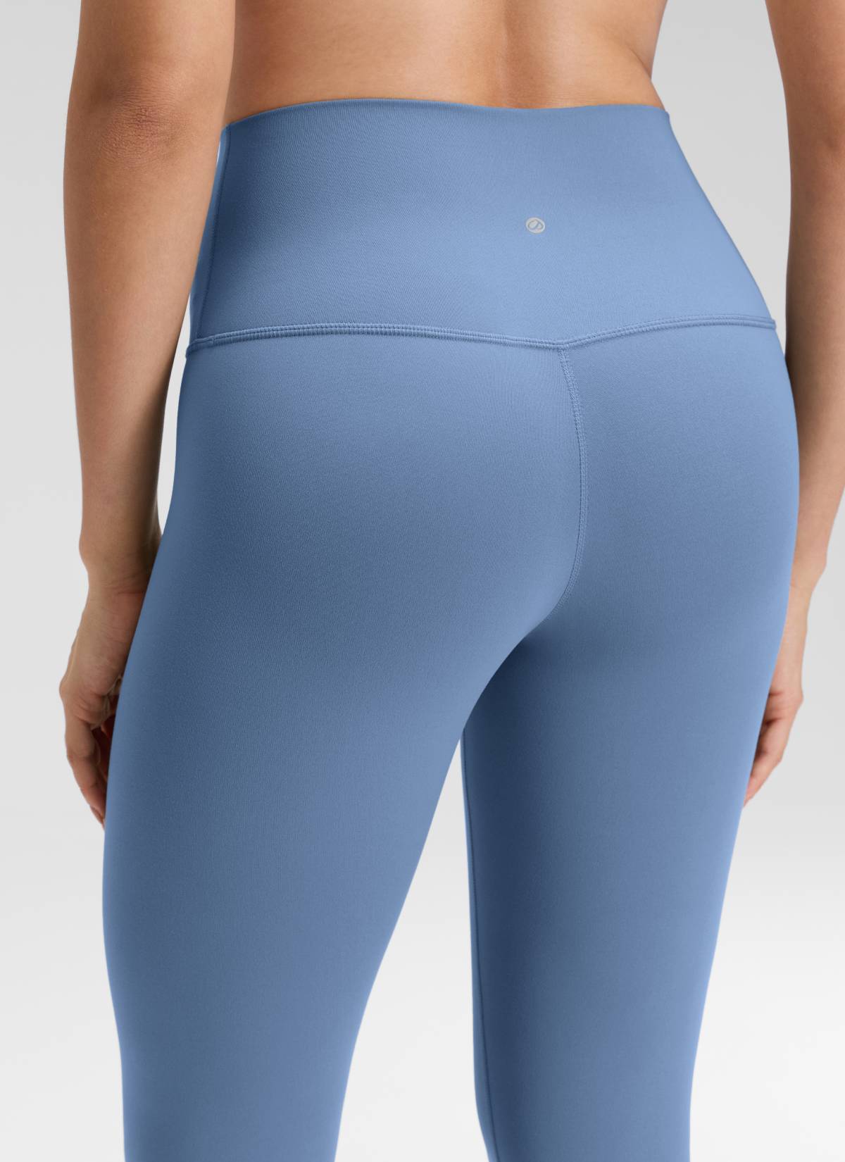 CRZ YOGA ليقنز يوغا Butterluxe نسائي بخصر مرتفع لليوغا والاسترخاء 48 سم أزرق واحة