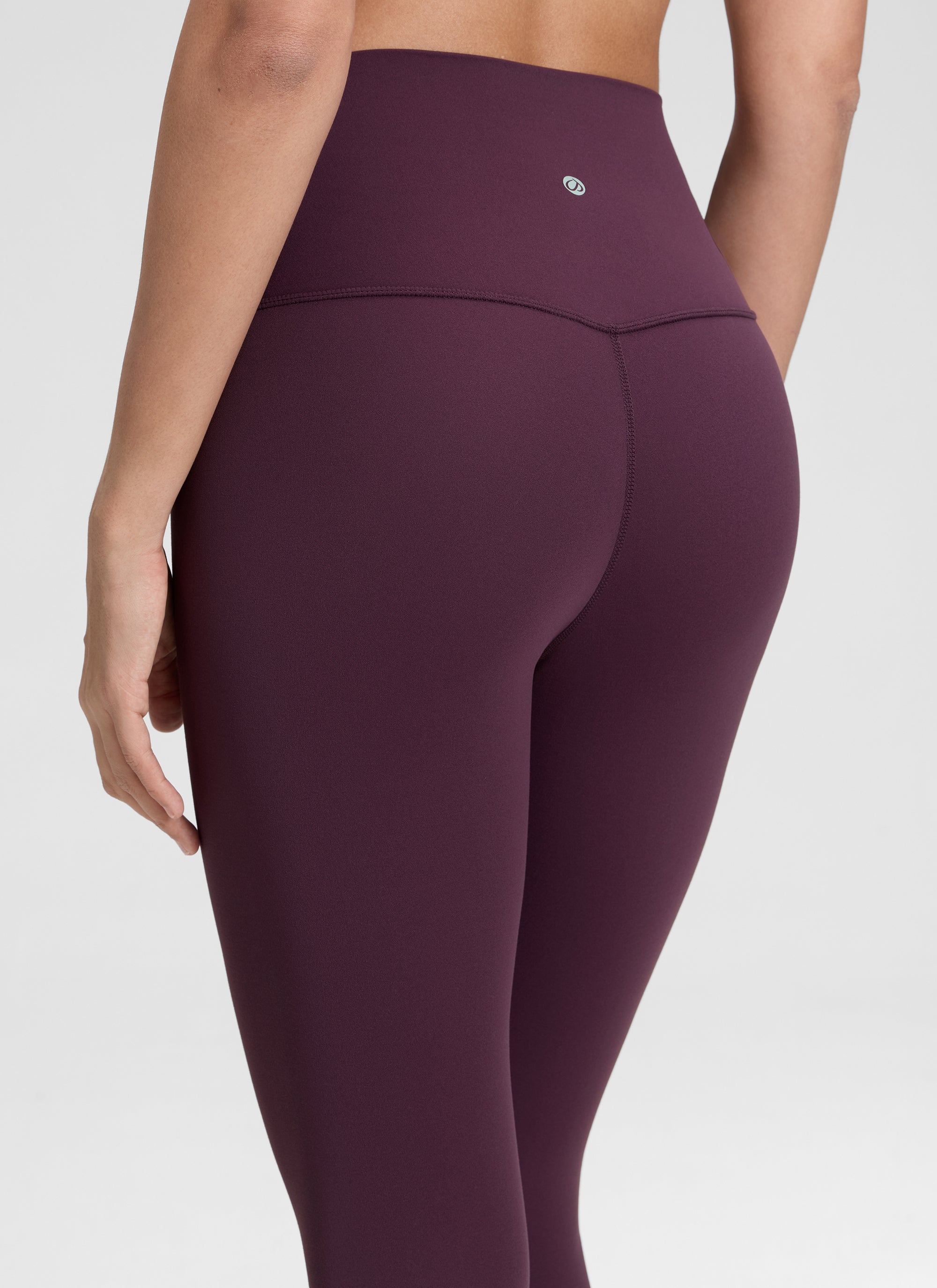 CRZ YOGA ليقنز يوغا Butterluxe نسائي بخصر مرتفع لليوغا والاسترخاء 48 سم بنفسجي داكن
