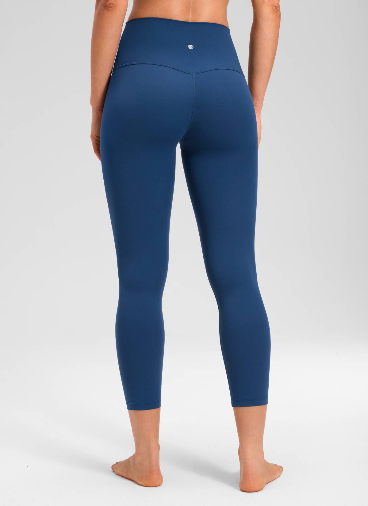 CRZ YOGA - بنطال يوغا نسائي فضفاض بخصر مرتفع من طراز « Butterluxe » مقاس 23 بوصة، لون أزرق بحري فرنسي