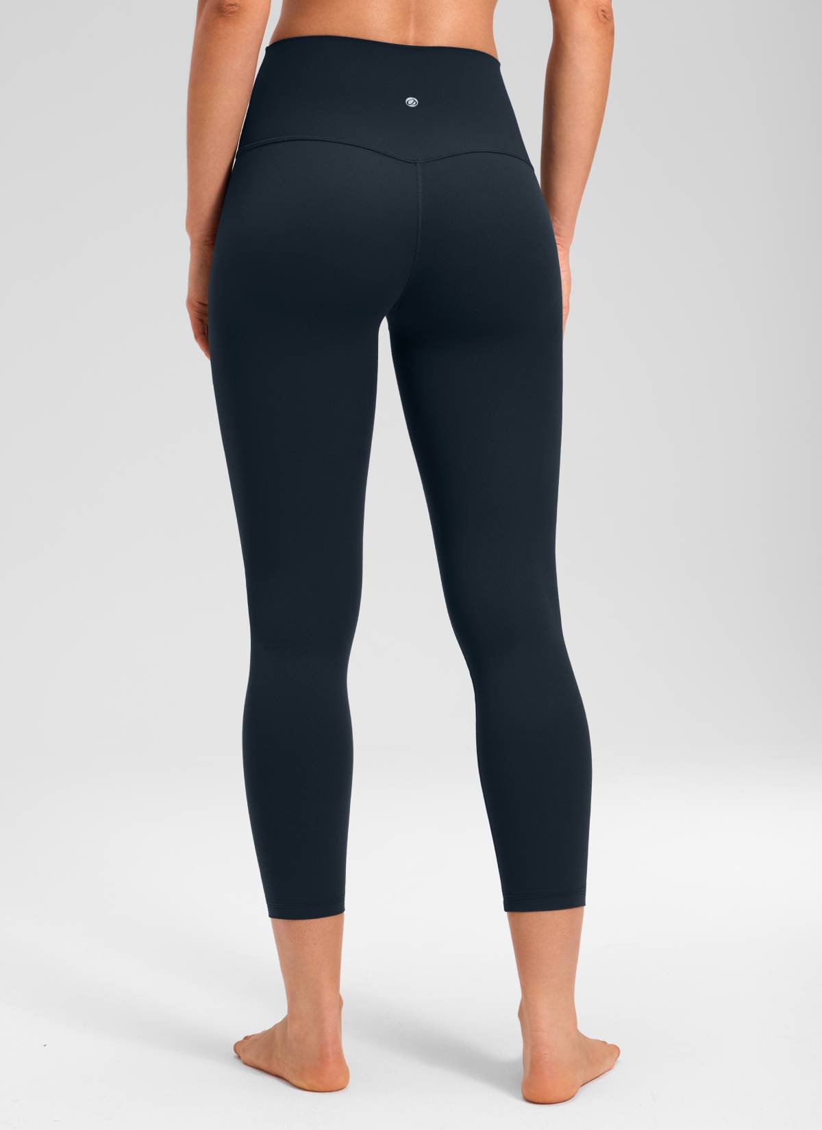 CRZ YOGA - بنطال يوغا نسائي فضفاض بخصر مرتفع من طراز « Butterluxe » مقاس 23 بوصة، لون أزرق داكن أصلي