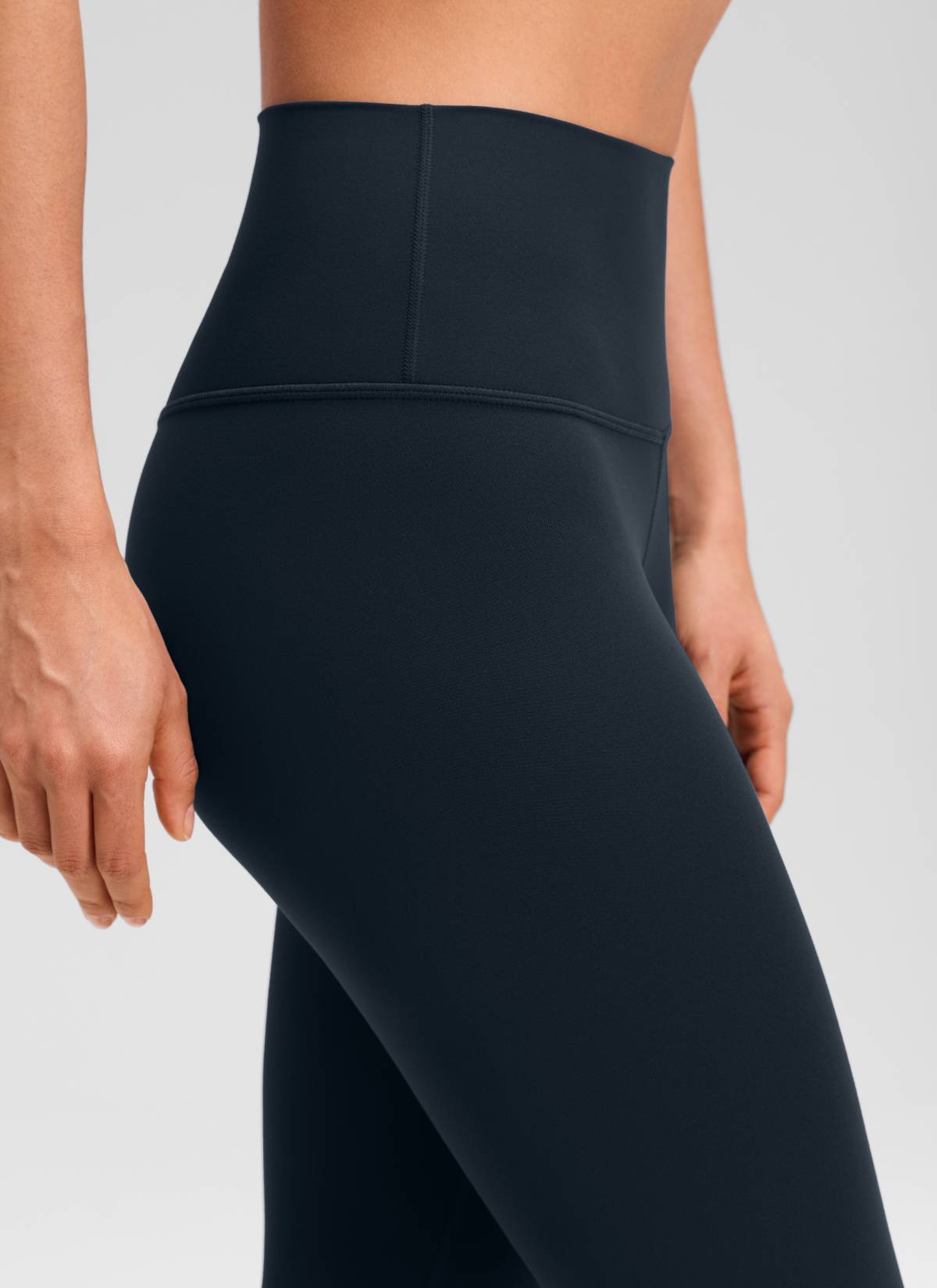 CRZ YOGA - بنطال يوغا نسائي فضفاض بخصر مرتفع من طراز « Butterluxe » مقاس 23 بوصة، لون أزرق داكن أصلي