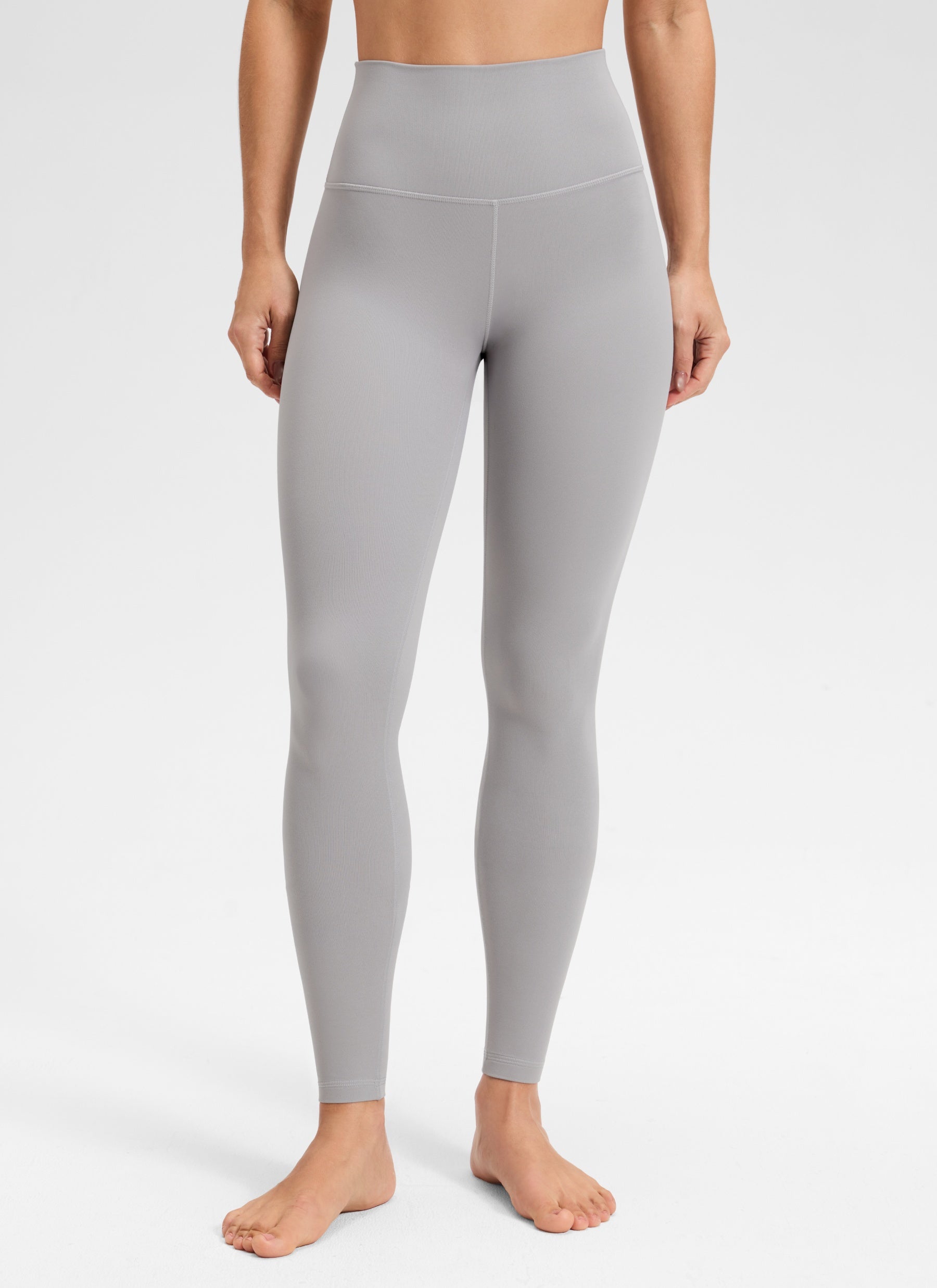 CRZ YOGA Women's Yoga Lounge High Rise Butterluxe Yoga Leggings 28'' Gull Gray