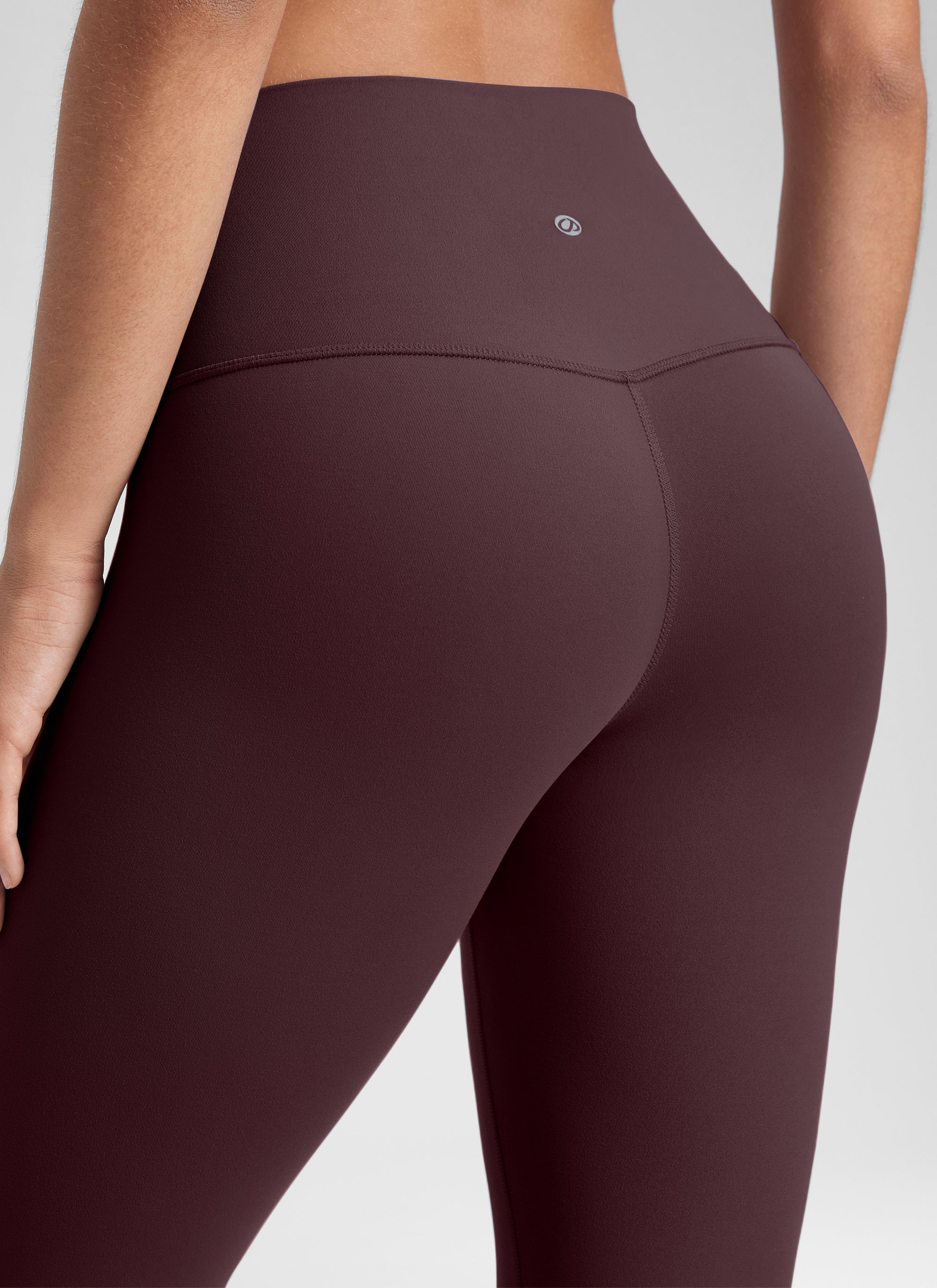 CRZ YOGA ليغينغز يوغا Butterluxe نسائي بخصر مرتفع للاسترخاء بطول 71 سم لون البرقوق الناضج