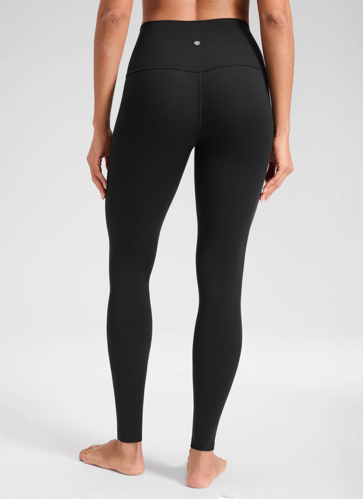 CRZ YOGA - بنطال يوغا نسائي فضفاض بخصر مرتفع Butterluxe بطول 30 بوصة، أسود