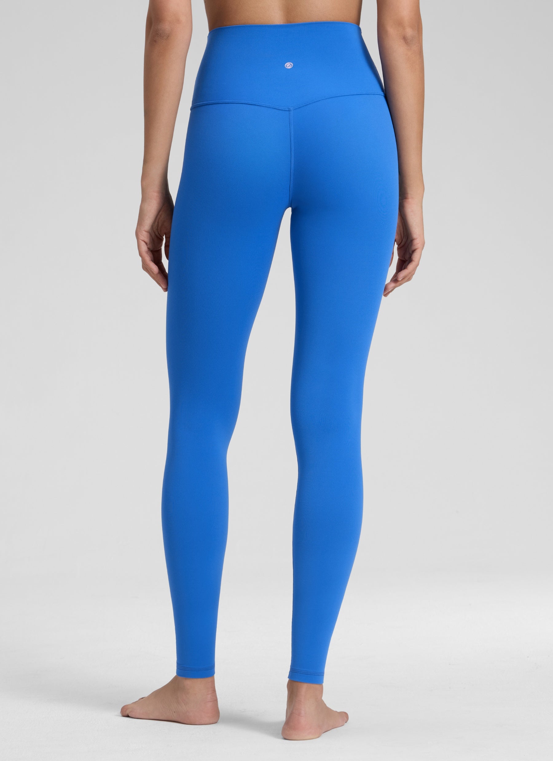 CRZ YOGA - بنطال يوغا نسائي فضفاض بخصر مرتفع من Butterluxe بطول 30 بوصة، لون أزرق لامع