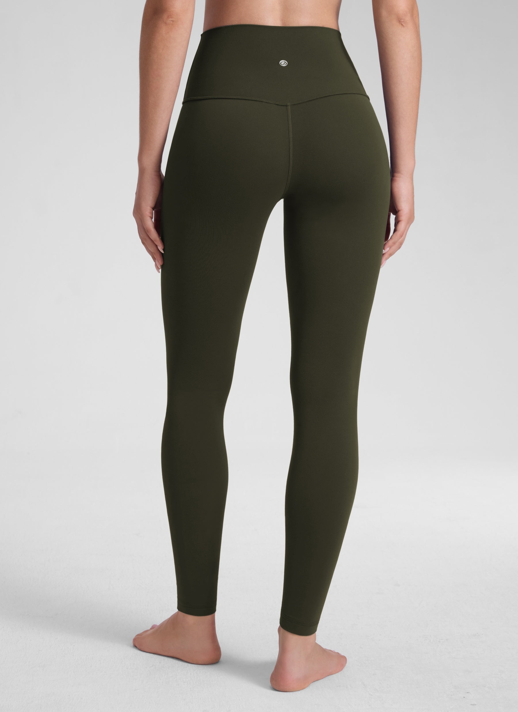 CRZ YOGA - بنطال يوغا نسائي فضفاض بخصر مرتفع من Butterluxe بطول 30 بوصة، لون أخضر زيتوني