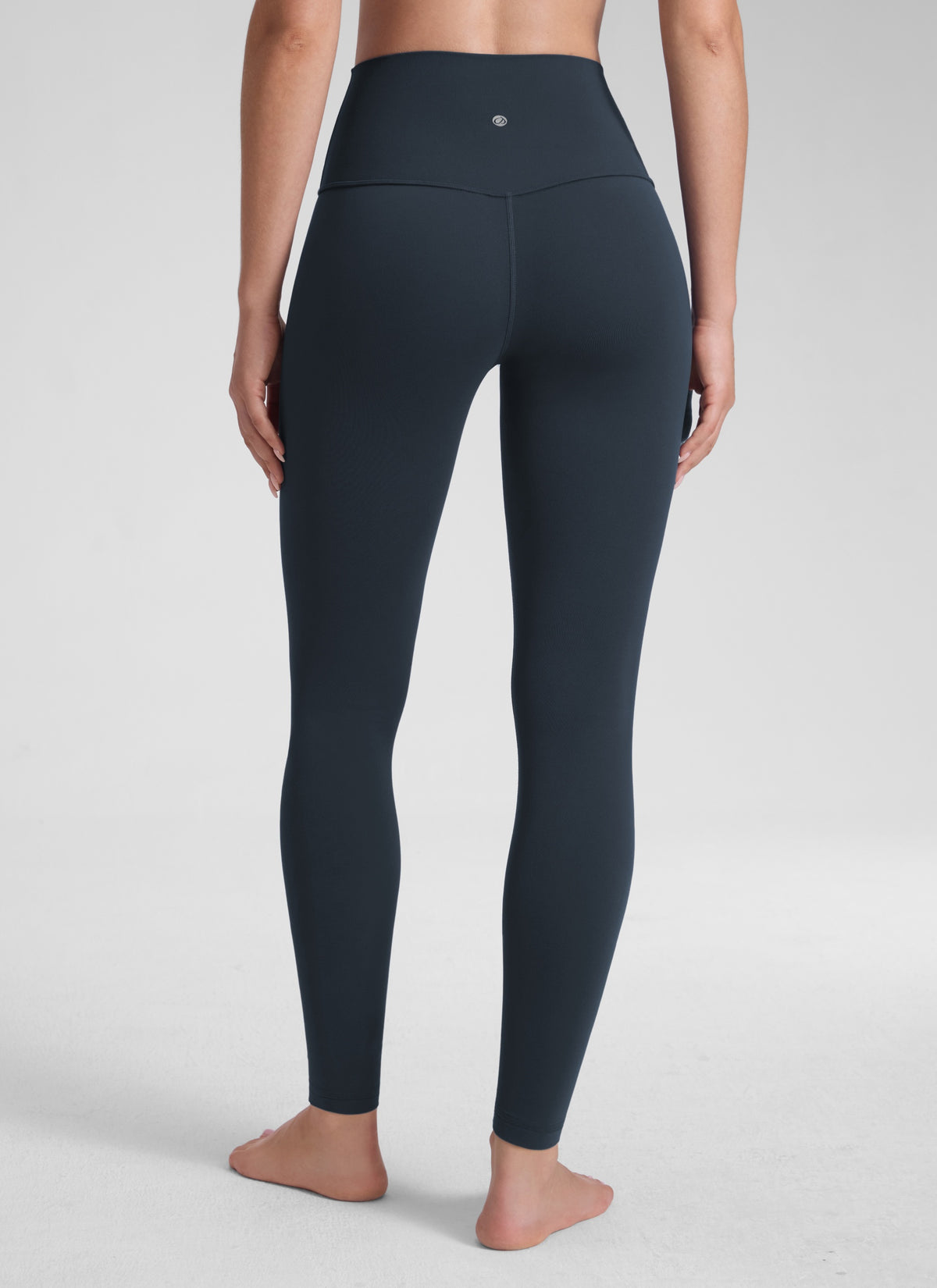 CRZ YOGA Women's Yoga Lounge High Rise Butterluxe Yoga Leggings 30'' True Navy @model_info:Fiona