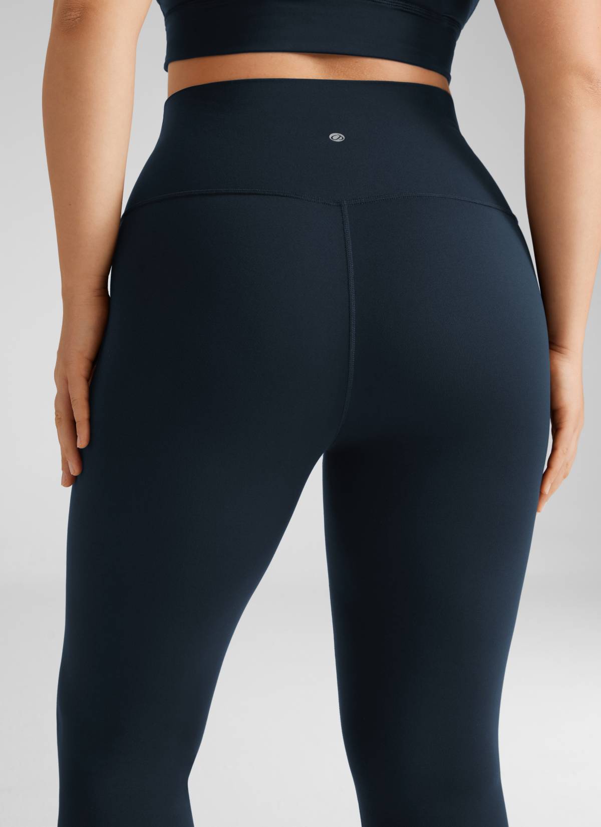 CRZ YOGA Women's Yoga High Rise Plus Size Butterluxe Leggings 25'' True Navy