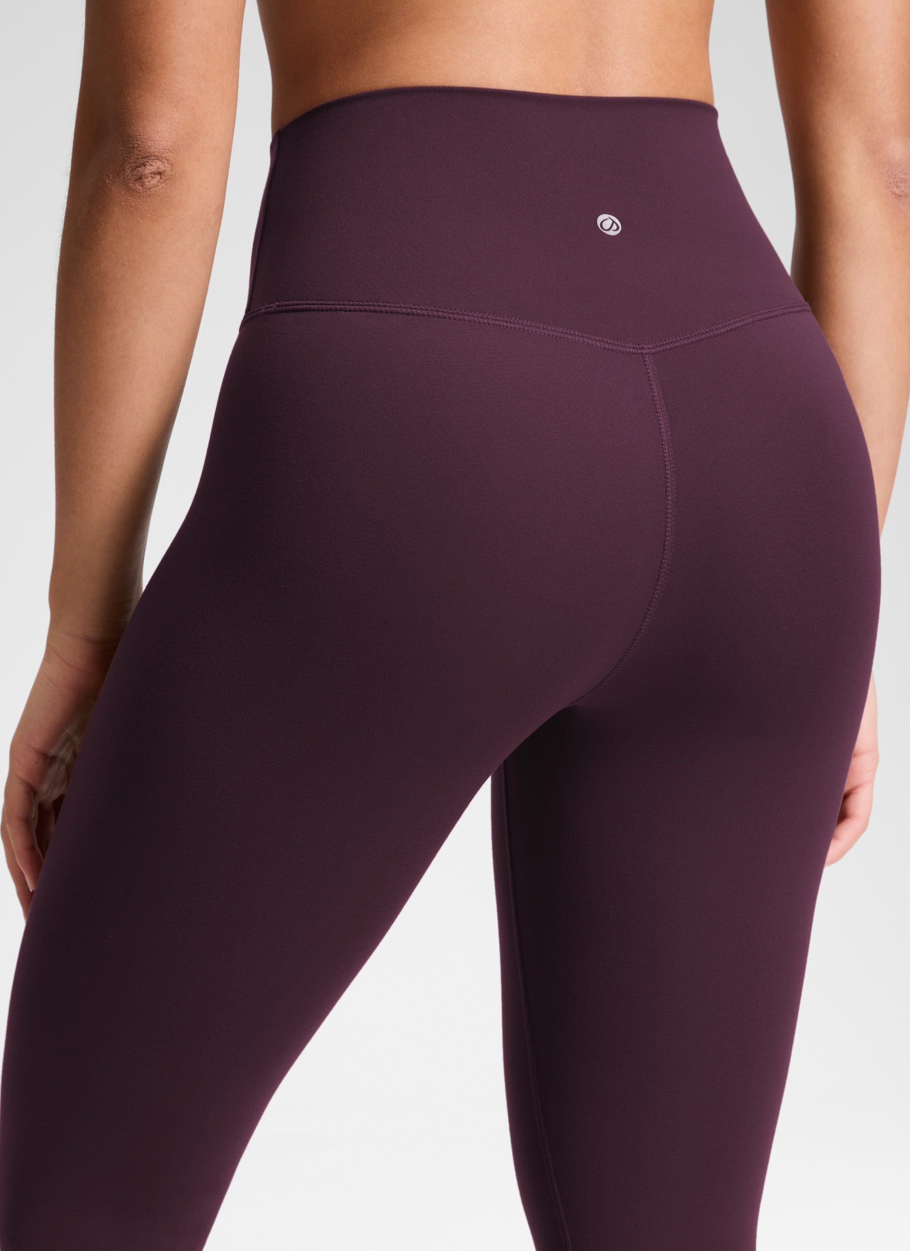 بنطلون ضيق لليوغا Butterluxe بخصر مرتفع وقصة على شكل حرف V للنساء من CRZ YOGA، طول 71 سم، أرجواني عميق