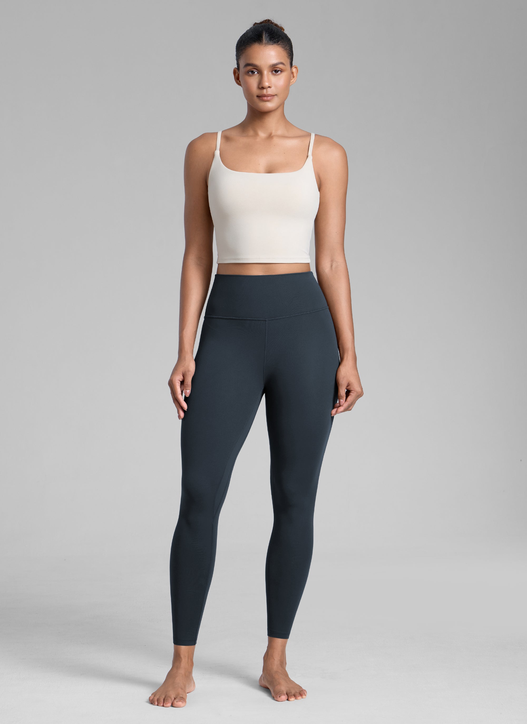 ليقنز يوغا Butterlift نسائي للتمارين من CRZ YOGA، بخصر عالٍ، 64 سم، كحلي داكن