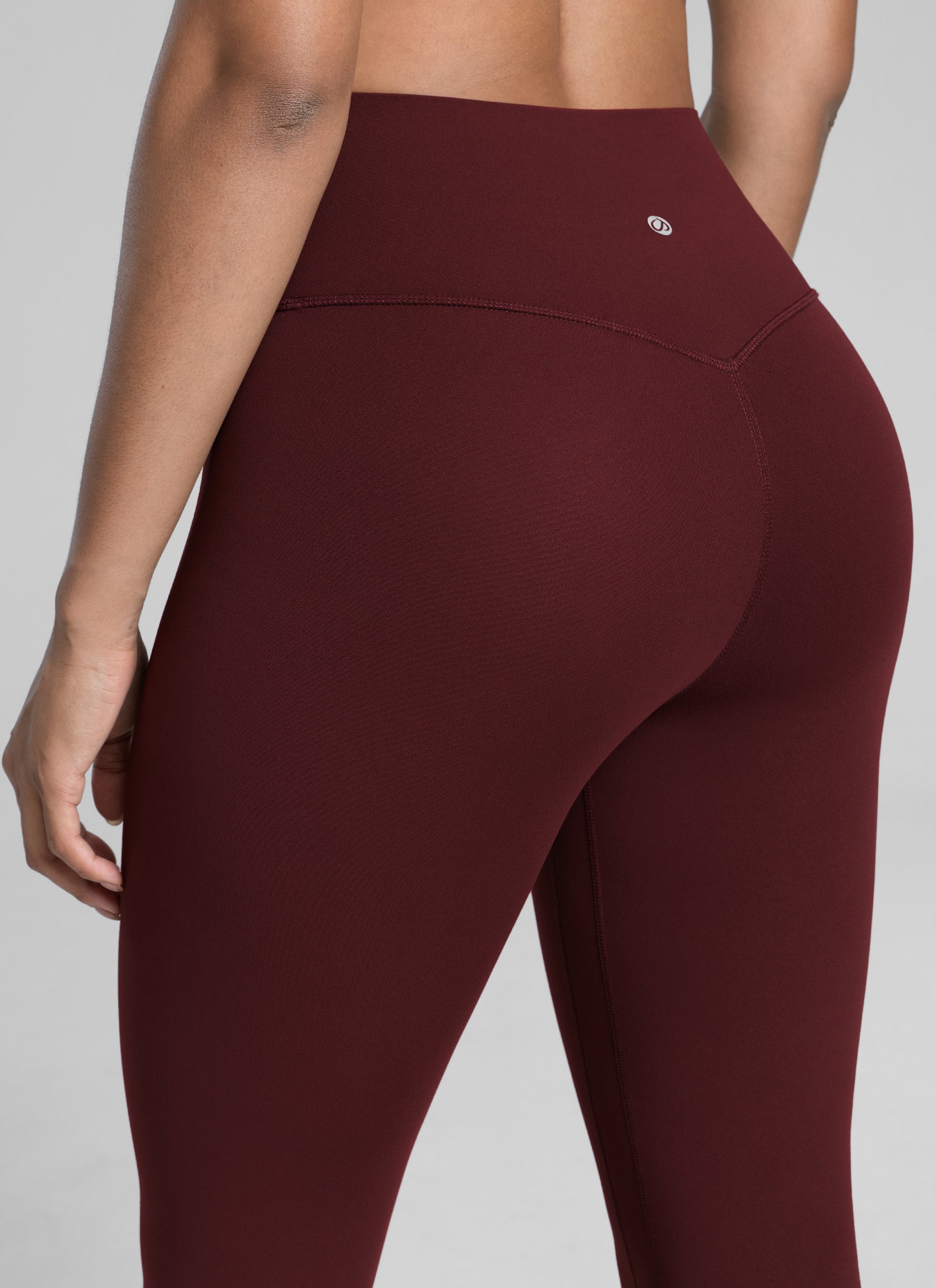 ليقنز يوغا Butterlift نسائي للتمارين من CRZ YOGA، بخصر عالٍ، 64 سم، أحمر ميرلو