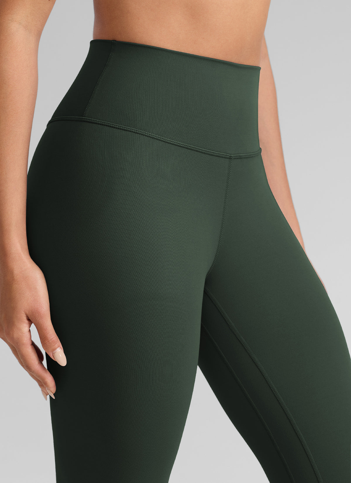 ليقنز يوغا Butterlift نسائي للتمارين من CRZ YOGA، بخصر عالٍ، 64 سم، أخضر ليجند