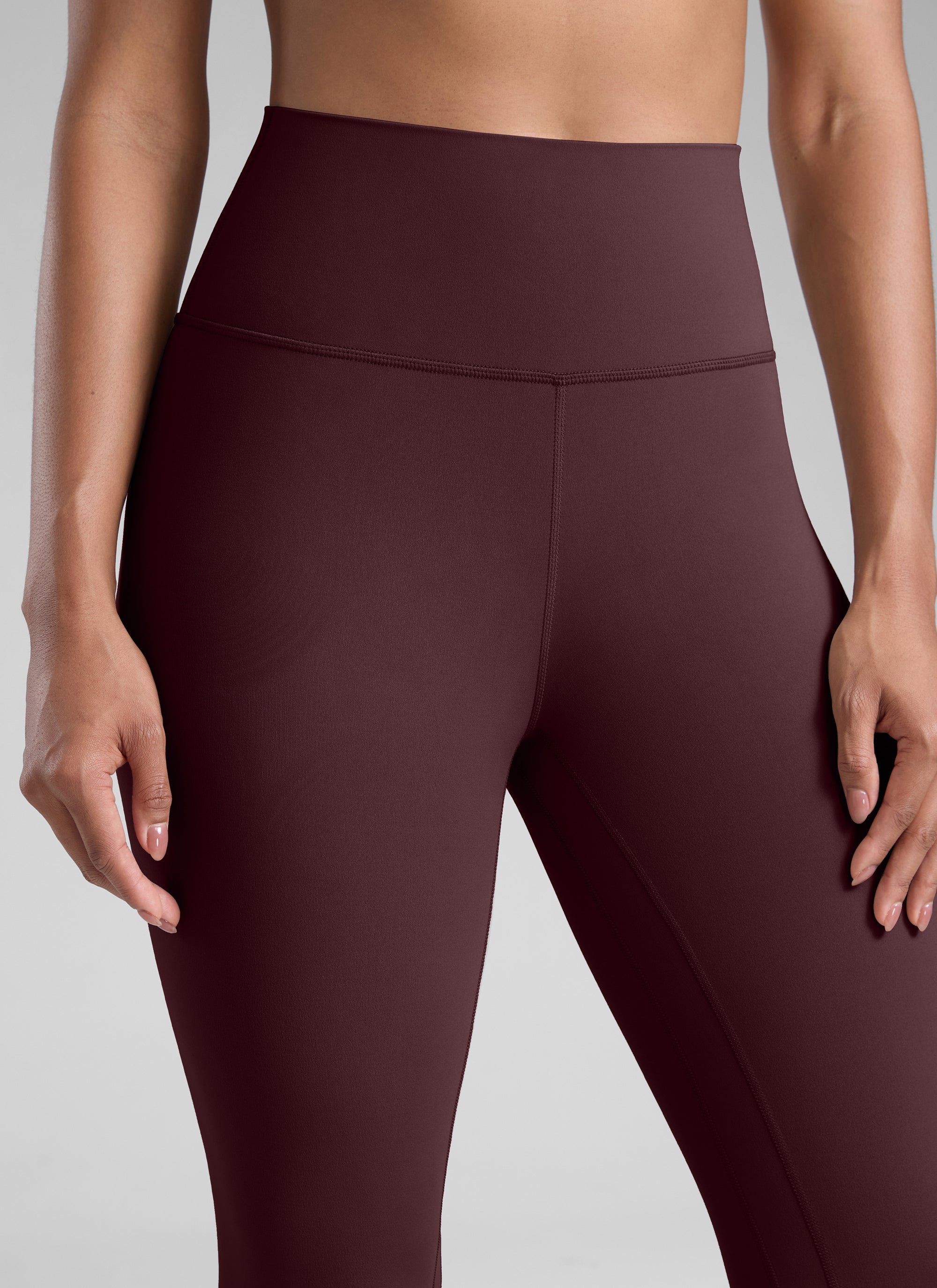 ليقنز يوغا Butterlift نسائي للتمارين من CRZ YOGA، بخصر عالٍ، 64 سم، لون البرقوق الناضج