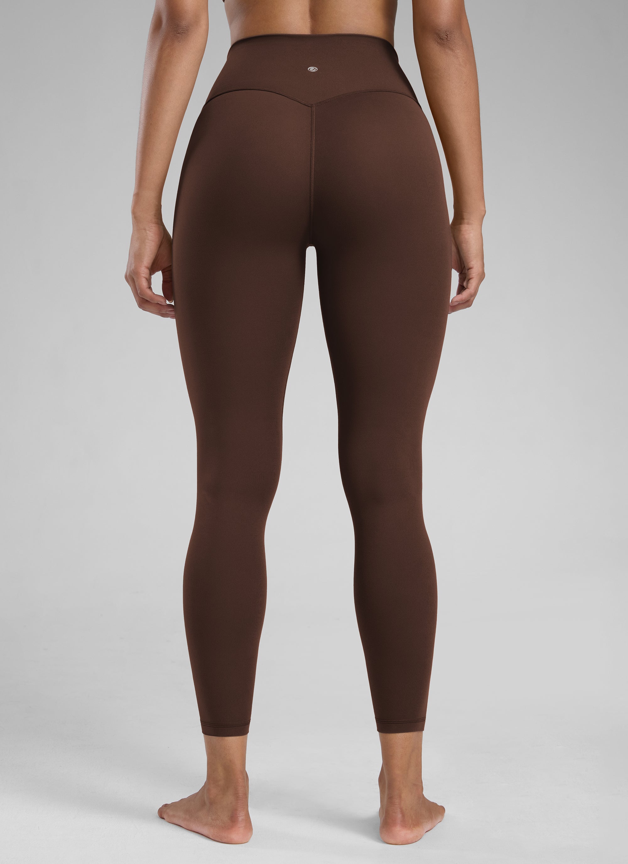 ليقنز يوغا Butterlift نسائي للتمارين من CRZ YOGA، بخصر عالٍ، 64 سم، بني لافا