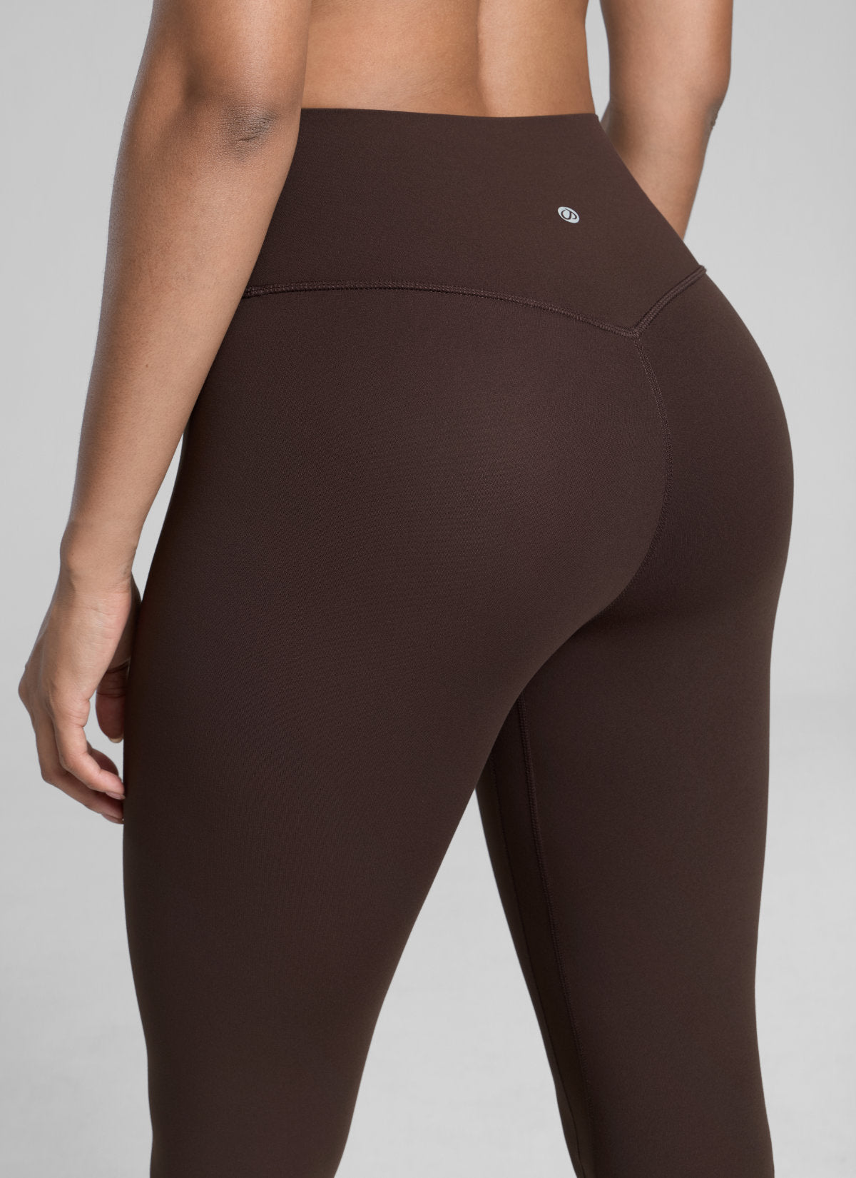CRZ YOGA بنطال يوجا نسائي رياضي بخصر مرتفع Butterlift مقاس 71 سم لون بني شوكولاتة ساخنة