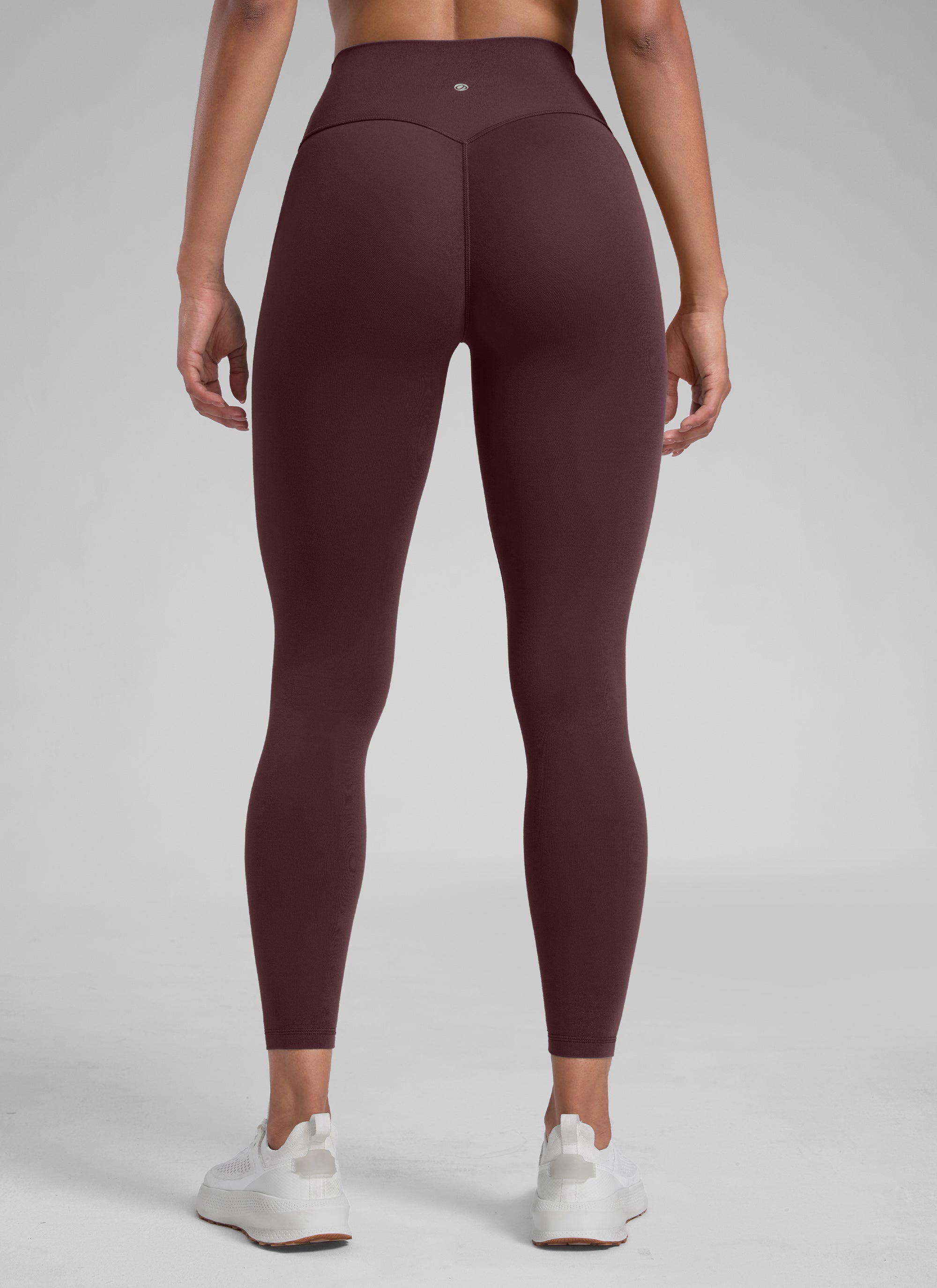 ليقنز نسائي CRZ YOGA Butterlift بخصر عالٍ وتصميم Scrunch Butt وبدون خياطة أمامية بلون برقوق ناضج