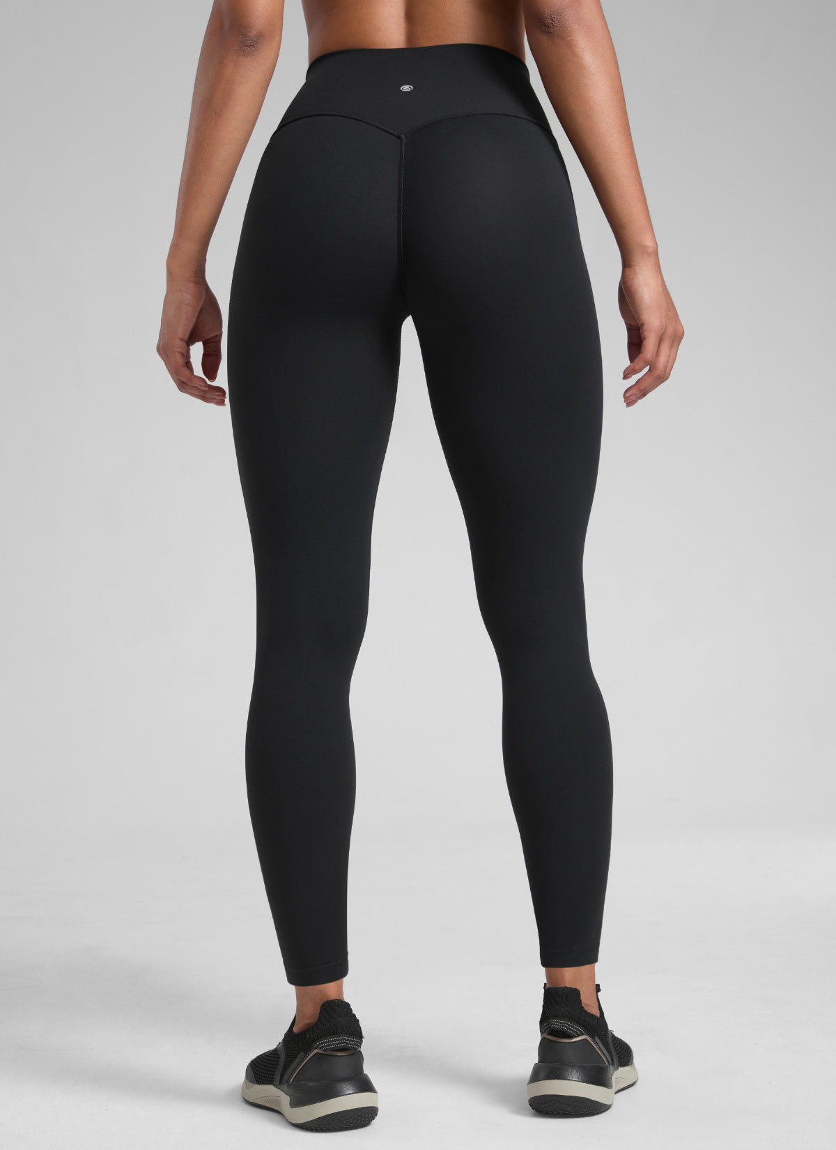 ليقنز Secretsculpt™ نسائي للتمارين بدون درزة أمامية بطول 71 سم أسود من CRZ YOGA