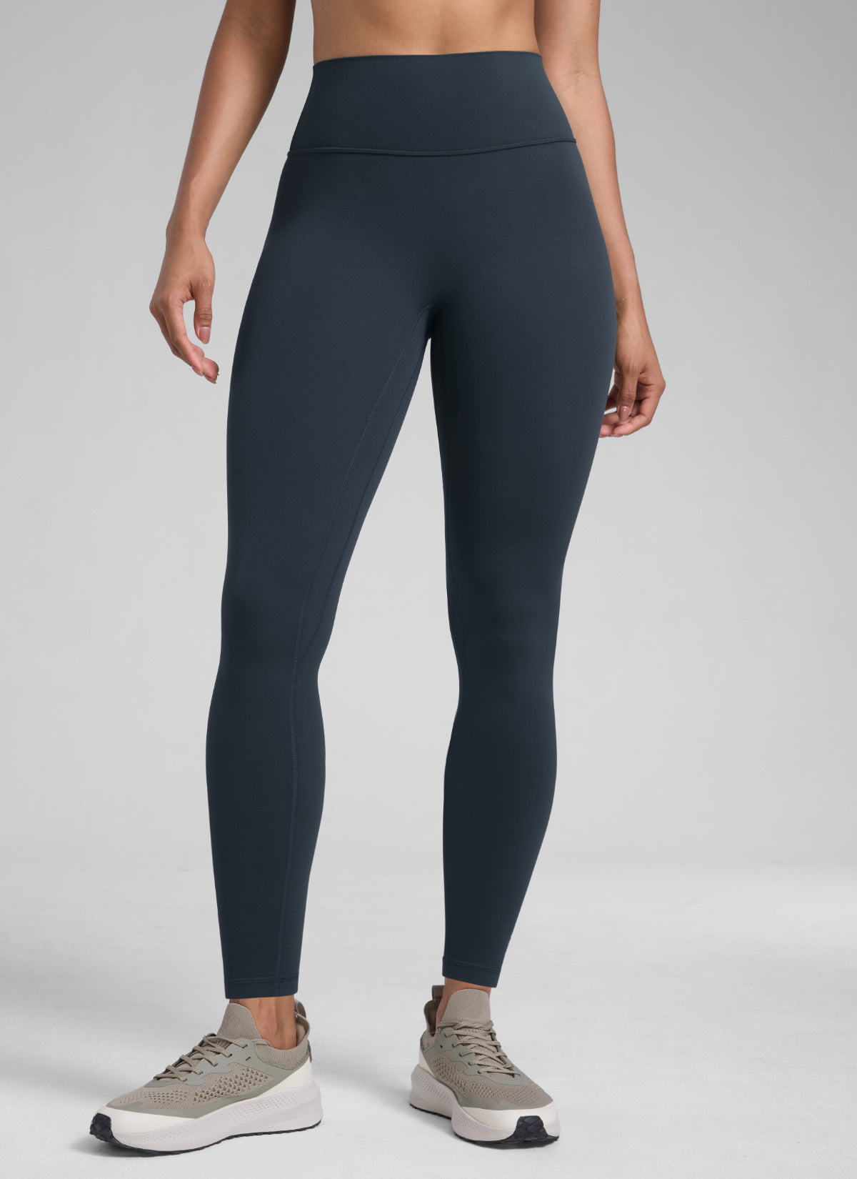 ليقنز Secretsculpt™ نسائي للتمارين بدون درزة أمامية بطول 71 سم كحلي داكن من CRZ YOGA