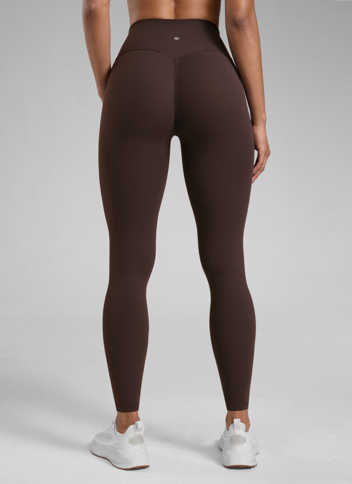 ليقنز Secretsculpt™ نسائي للتمارين بدون درزة أمامية بطول 71 سم بني شوكولاتة داكن من CRZ YOGA