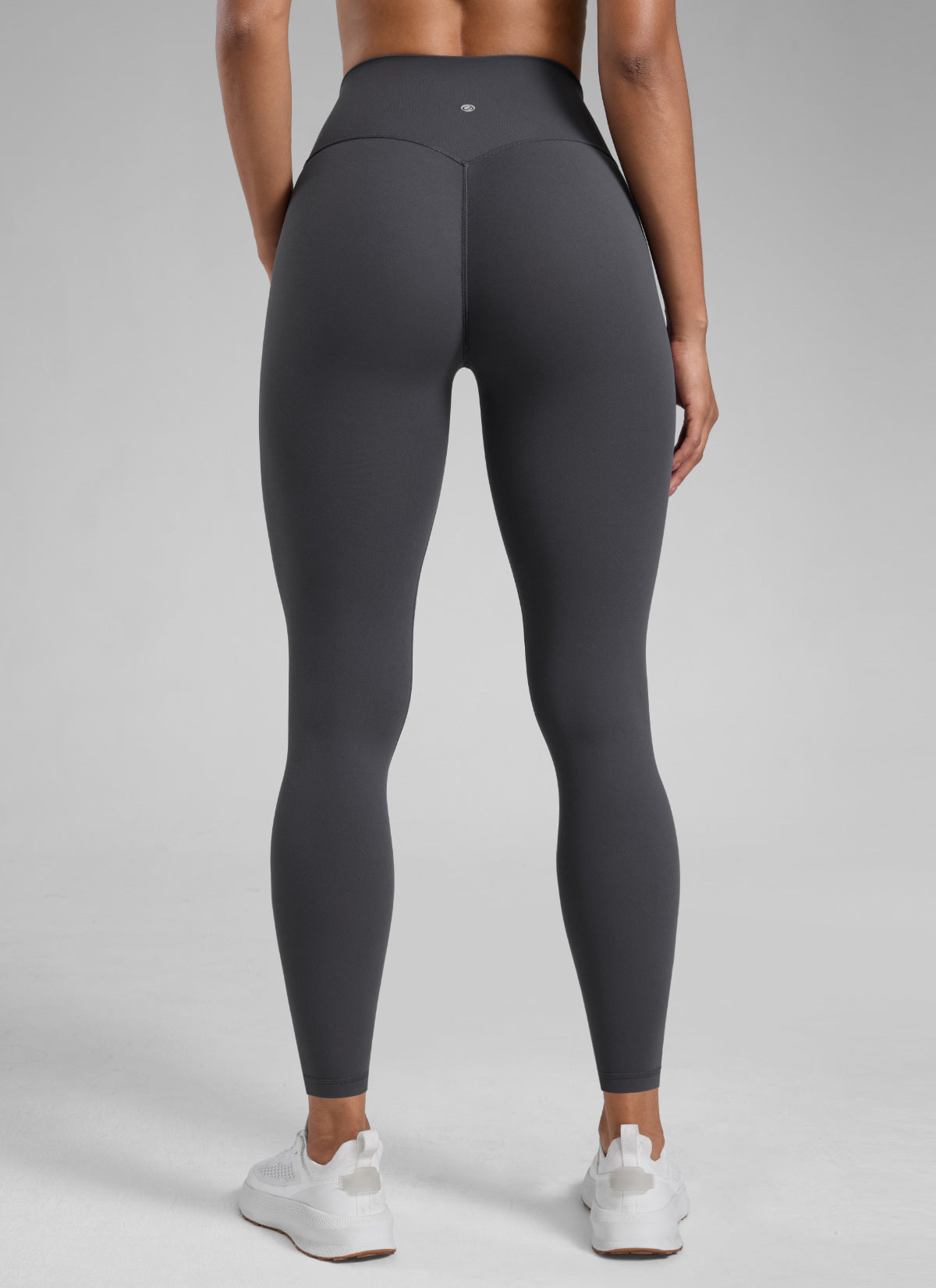 ليقنز نسائي من CRZ YOGA Secretsculpt™ للتمرين بدون درزة أمامية 71 سم رمادي غامض