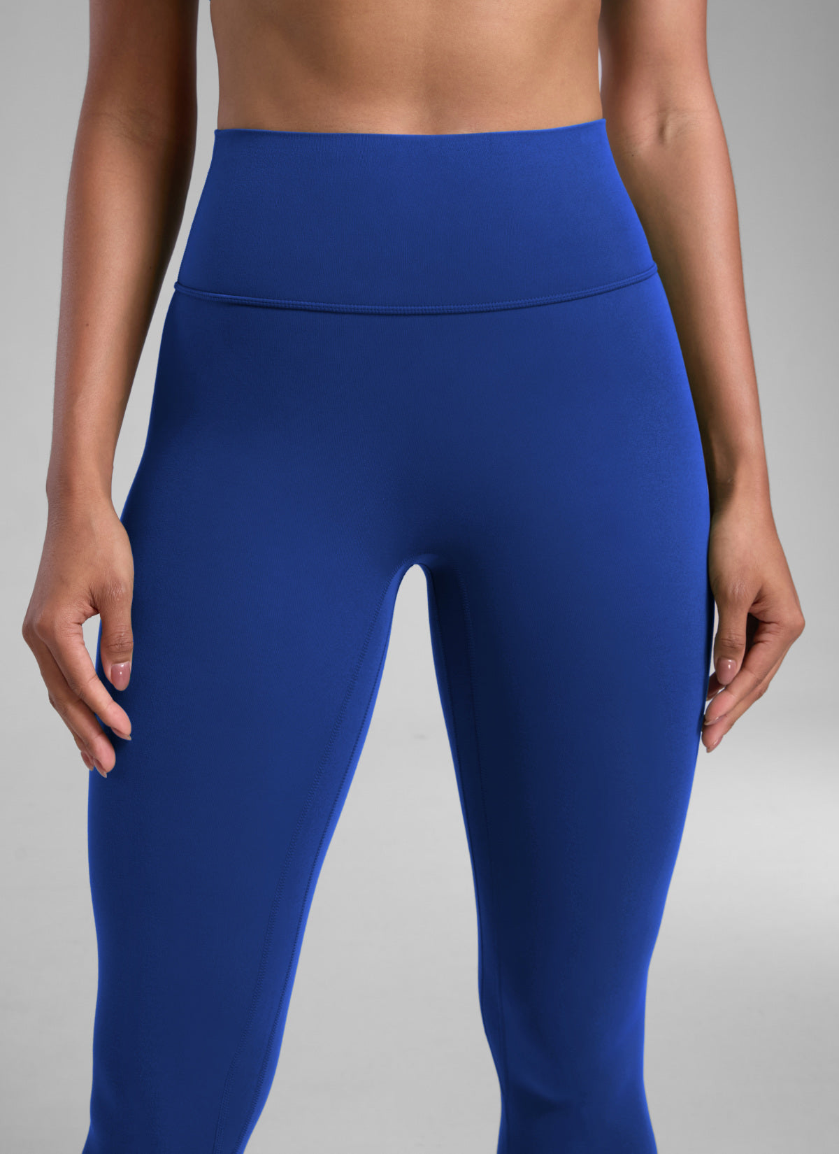 ليقنز Secretsculpt™ نسائي للتمارين بدون درزة أمامية بطول 71 سم أزرق أمواج من CRZ YOGA