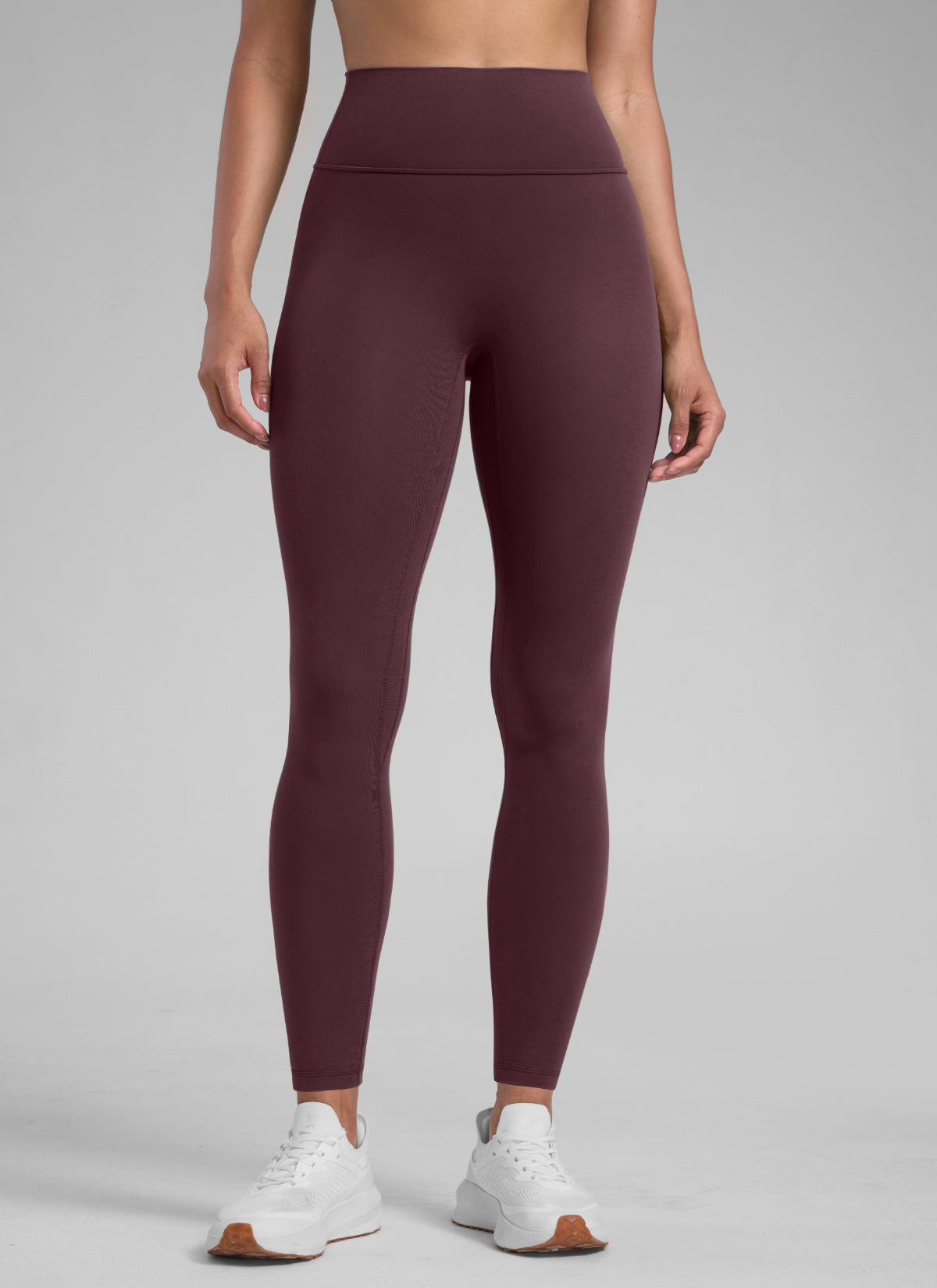 CRZ YOGA ليقنز للتمارين Secretsculpt™ بدون درزة أمامية نسائي 71 سم برقوق ناضج