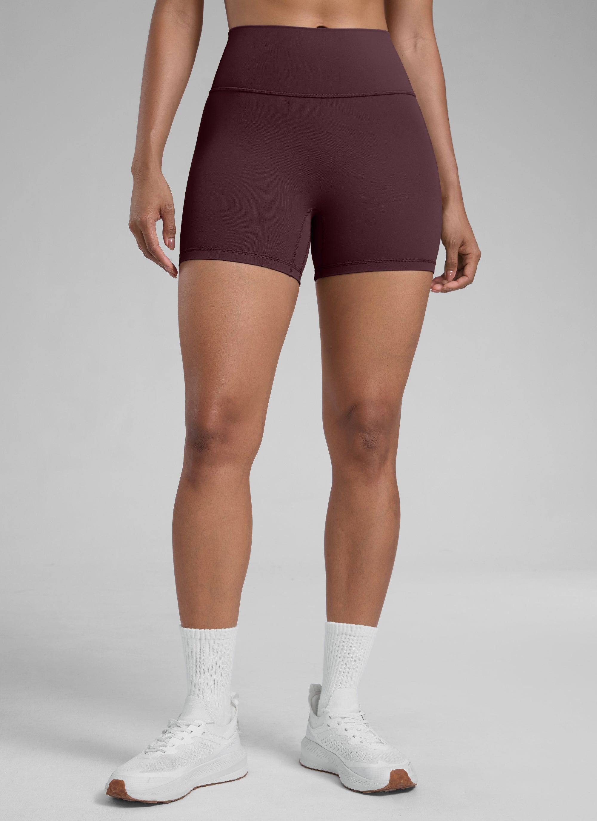 شورت CRZ YOGA نسائي Butterlift رياضي للتمارين وركوب الدراجات بتصميم رفع المؤخرة - خوخي ناضج