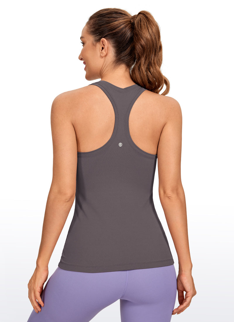 CRZ YOGA Women's Yoga Slim Fit Tops Butterluxe Tank Racerback Tornado @model_info:NEW1