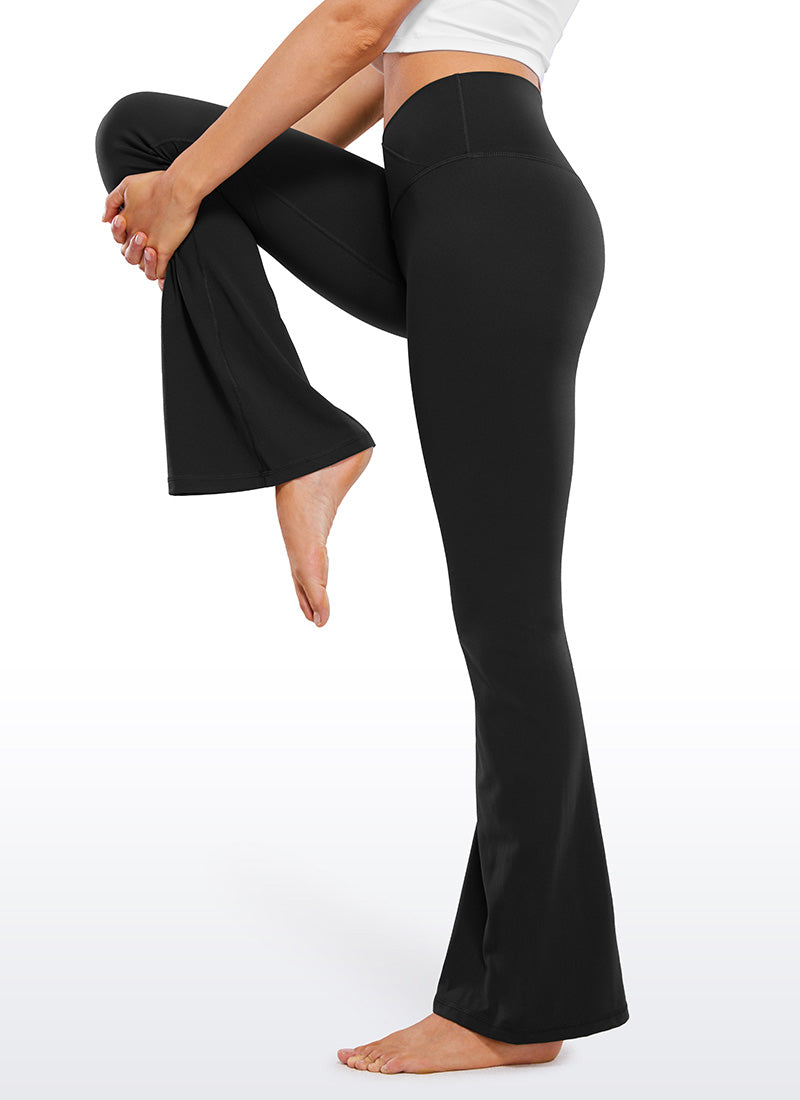CRZ YOGA Women Butterluxe V Crossover High Waist Flare Leggings 29