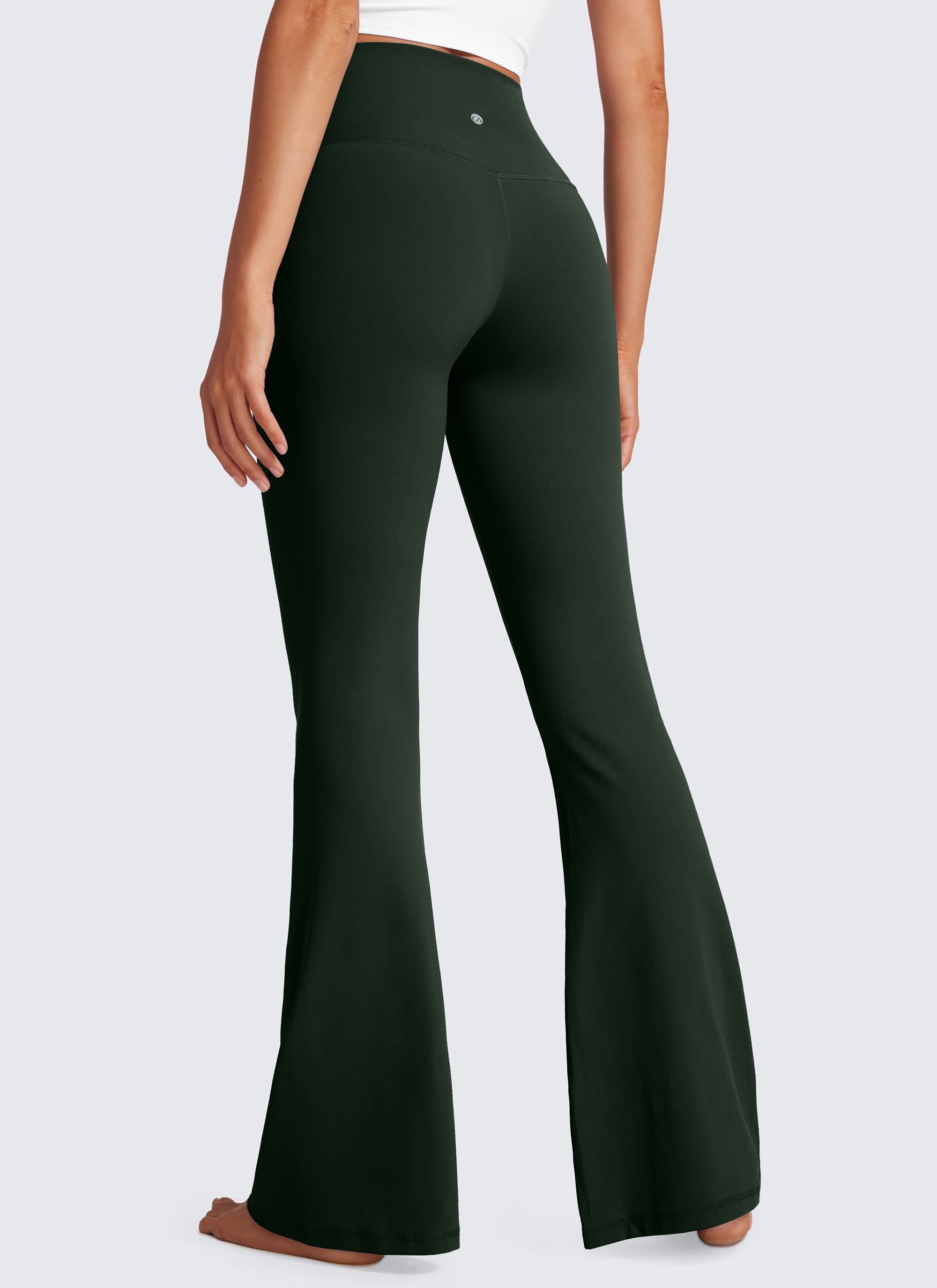 CRZ YOGA Women Butterluxe V Crossover High Waist Flare Leggings 29
