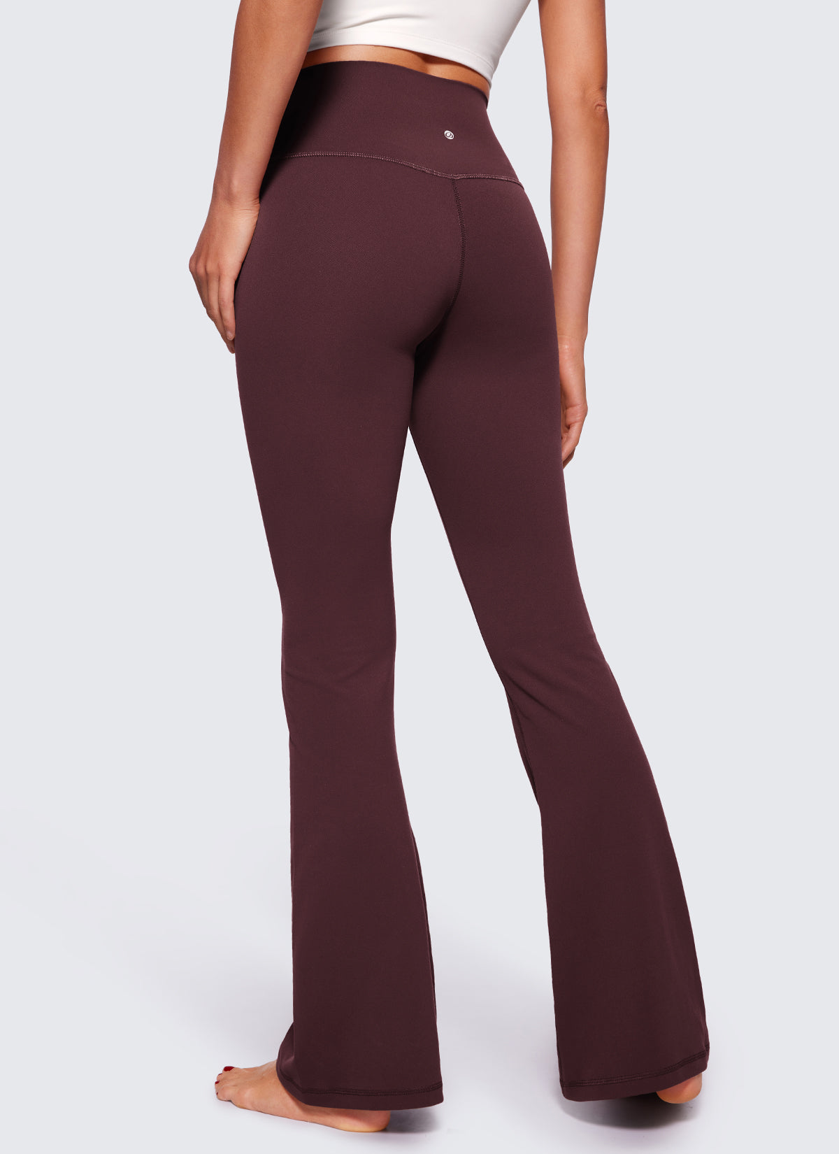 CRZ YOGA Women Butterluxe V Crossover High Waist Flare Leggings 29