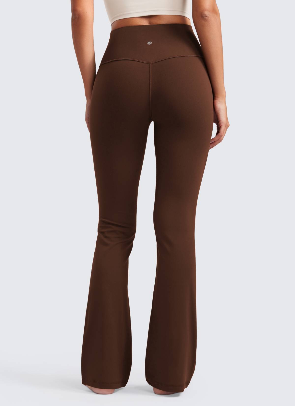 CRZ YOGA - ليغينغز نسائي بخصر عالٍ وساق متسعة بنمط « Butterluxe » وقصة «Bootcut» - مقاس 32