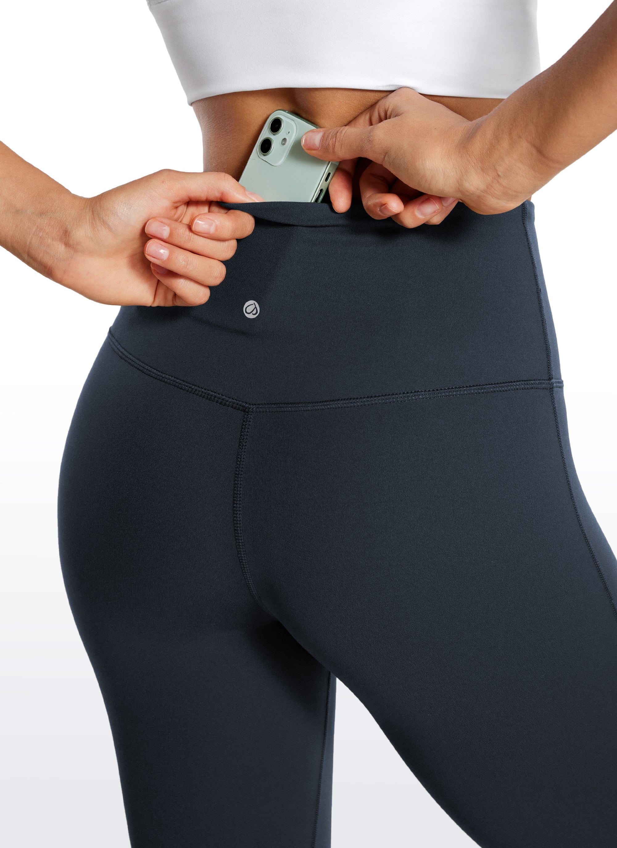 CRZ YOGA - ليغينغز نسائي بخصر عالٍ وساق متسعة بنمط « Butterluxe » وقصة «Bootcut» - مقاس 32