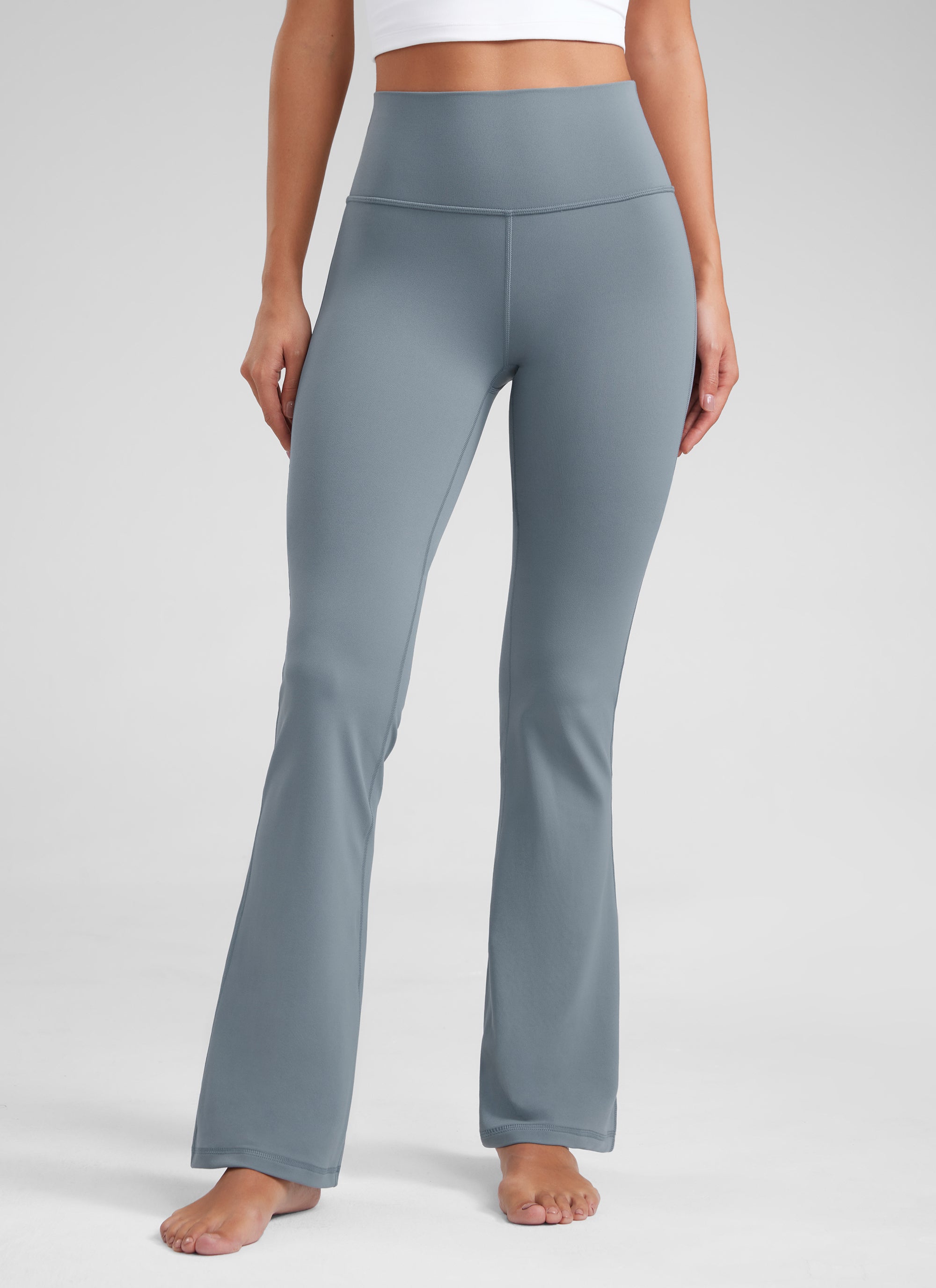 CRZ YOGA - بنطال يوغا نسائي بخصر عالٍ من نوع « Butterluxe » ذو أرجل واسعة وجيوب، مقاس 29