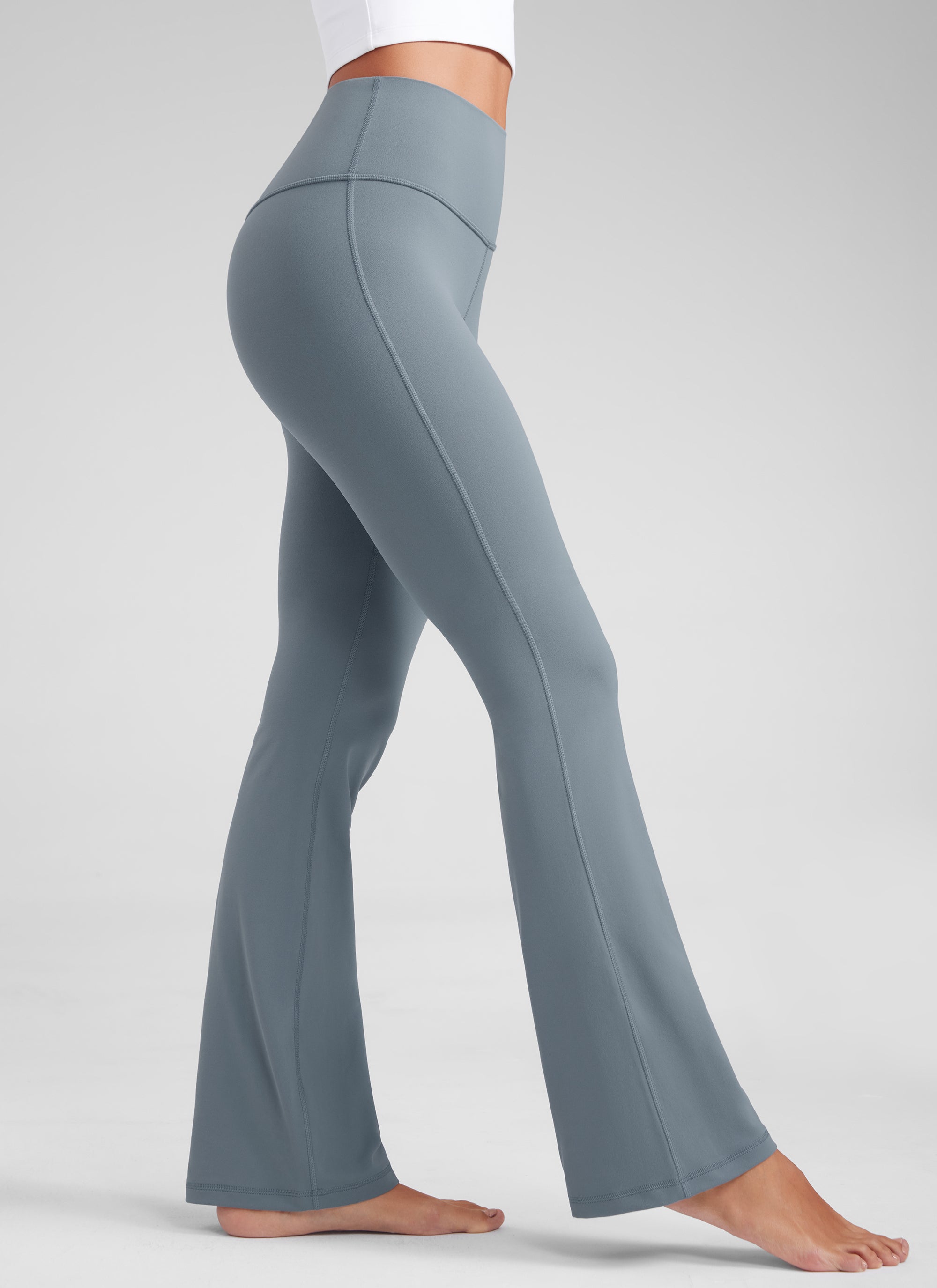 CRZ YOGA - بنطال يوغا نسائي بخصر عالٍ من نوع « Butterluxe » ذو أرجل واسعة وجيوب، مقاس 29