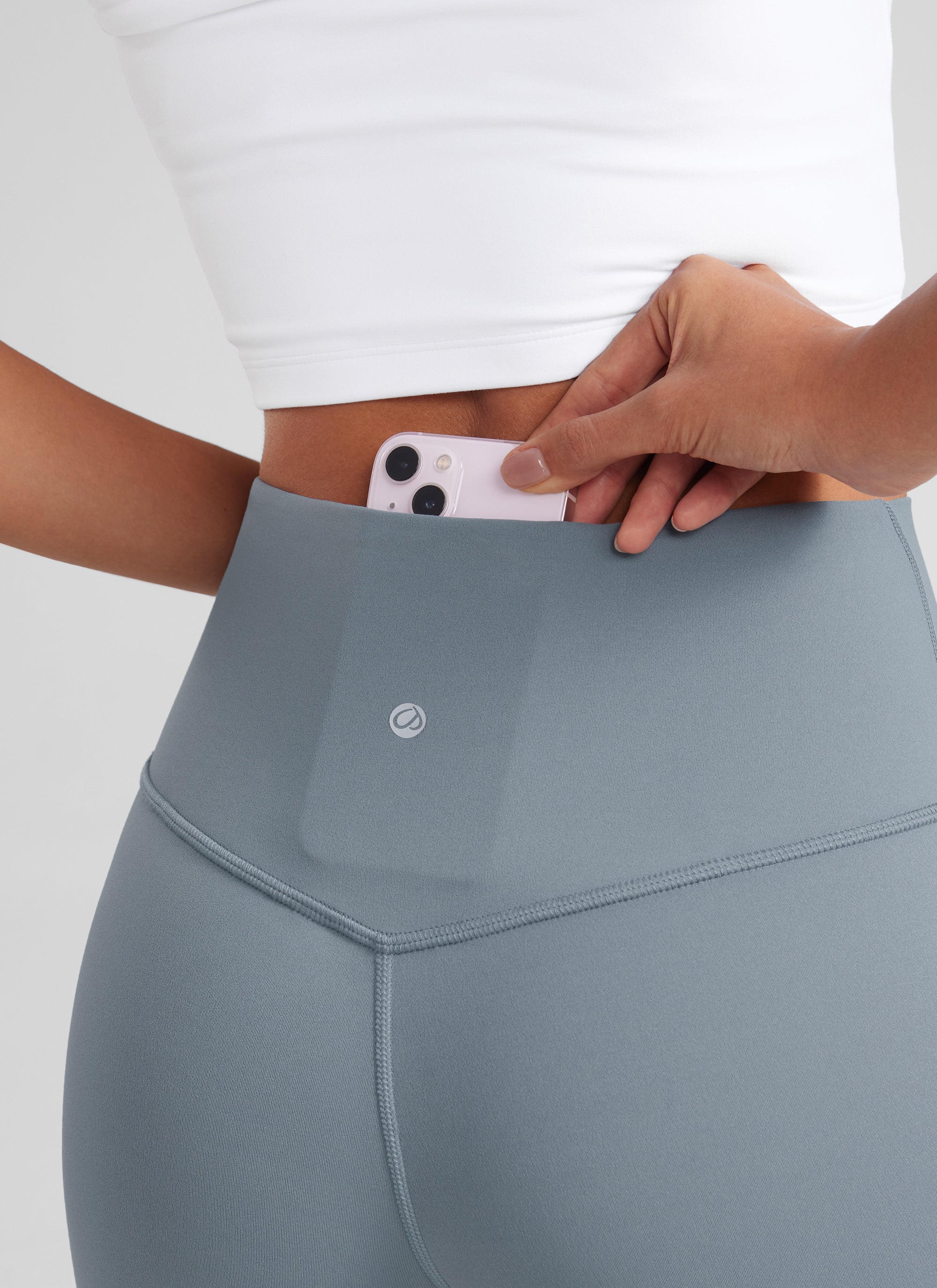 CRZ YOGA - بنطال يوغا نسائي بخصر عالٍ من نوع « Butterluxe » ذو أرجل واسعة وجيوب، مقاس 29