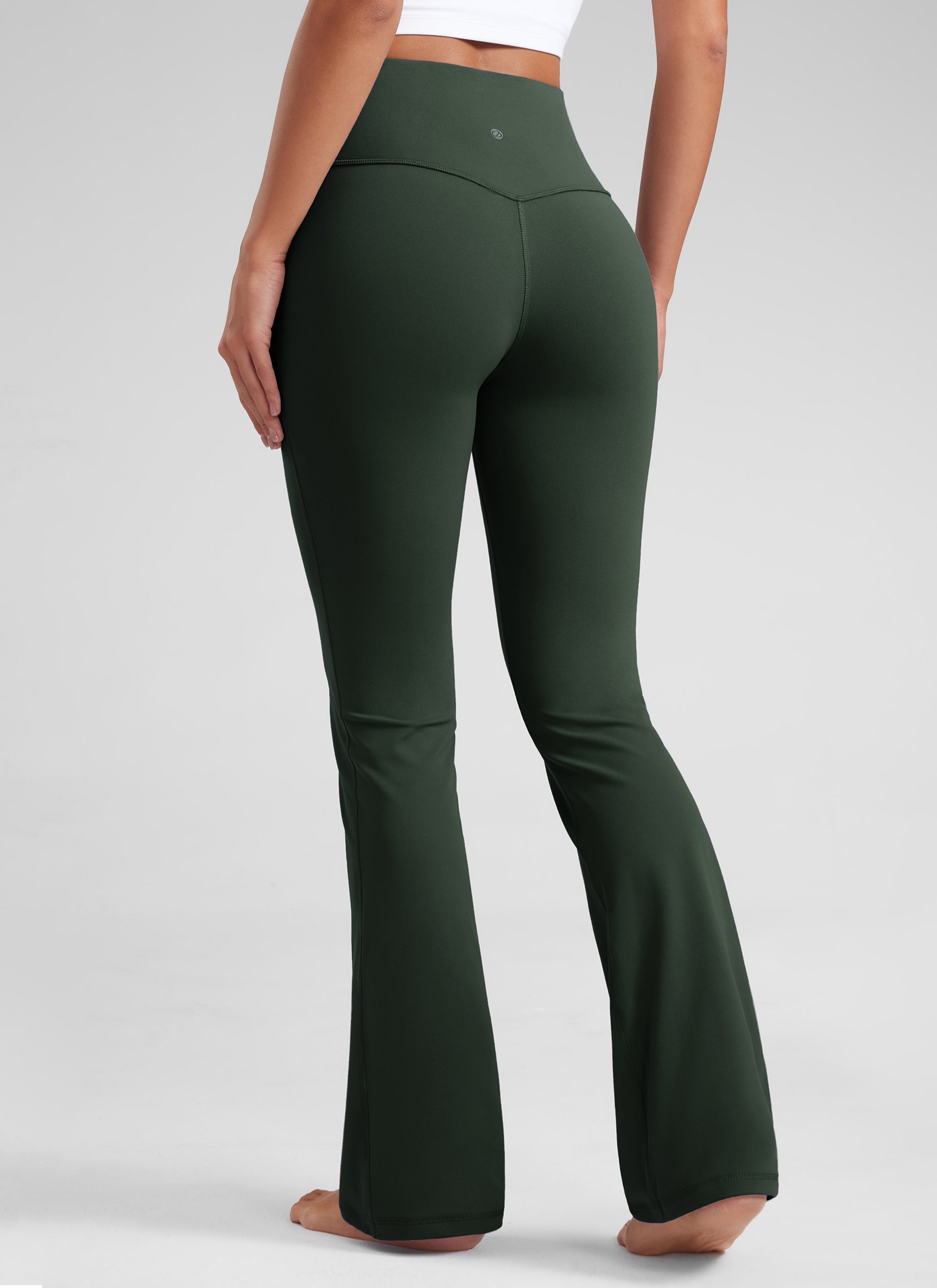 CRZ YOGA - ليغينغز نسائي بخصر عالٍ وساق متسعة بنمط « Butterluxe » وقصة «Bootcut» - مقاس 32