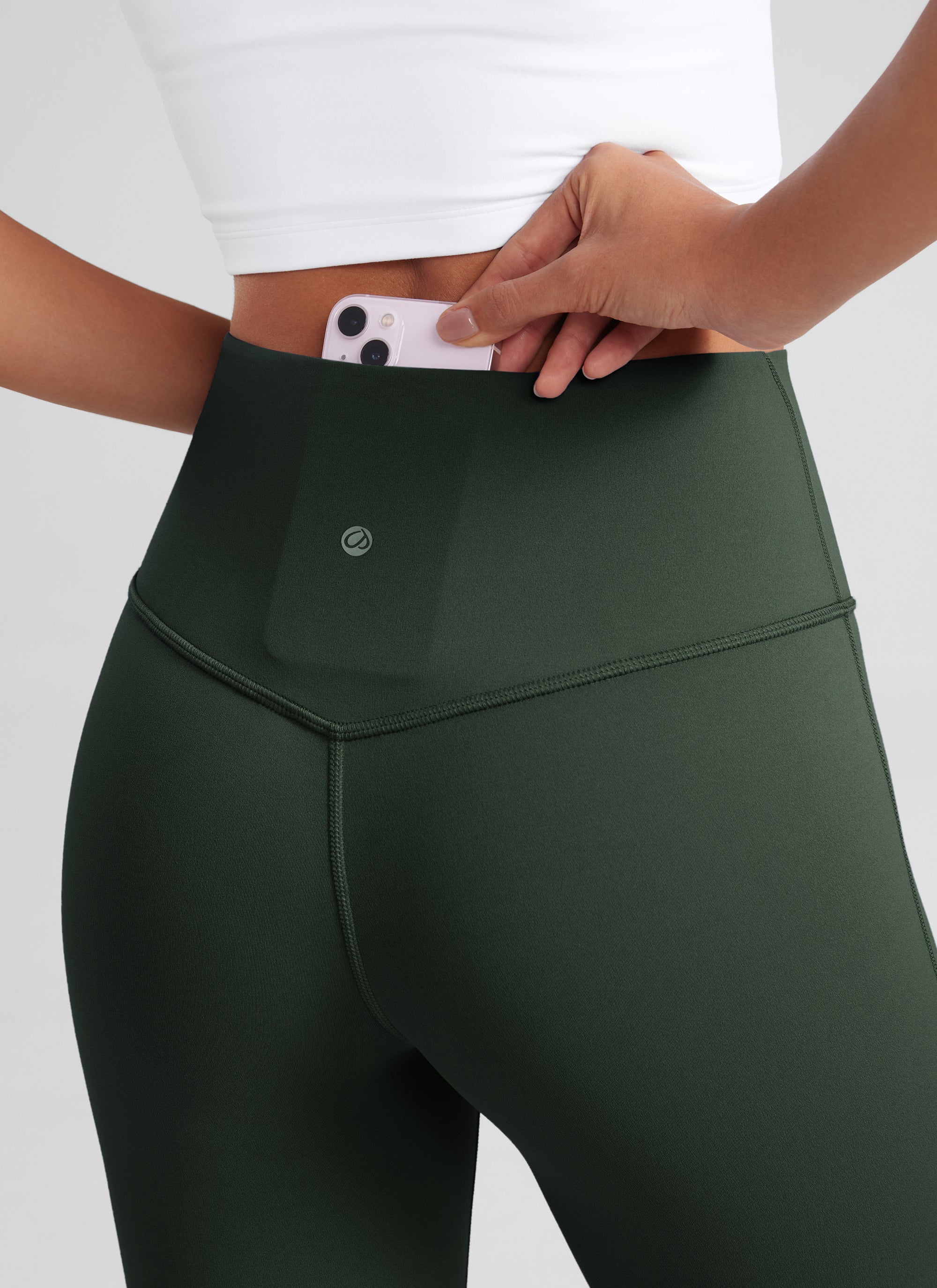 CRZ YOGA - بنطال يوغا نسائي بخصر عالٍ من نوع « Butterluxe » ذو أرجل واسعة وجيوب، مقاس 29