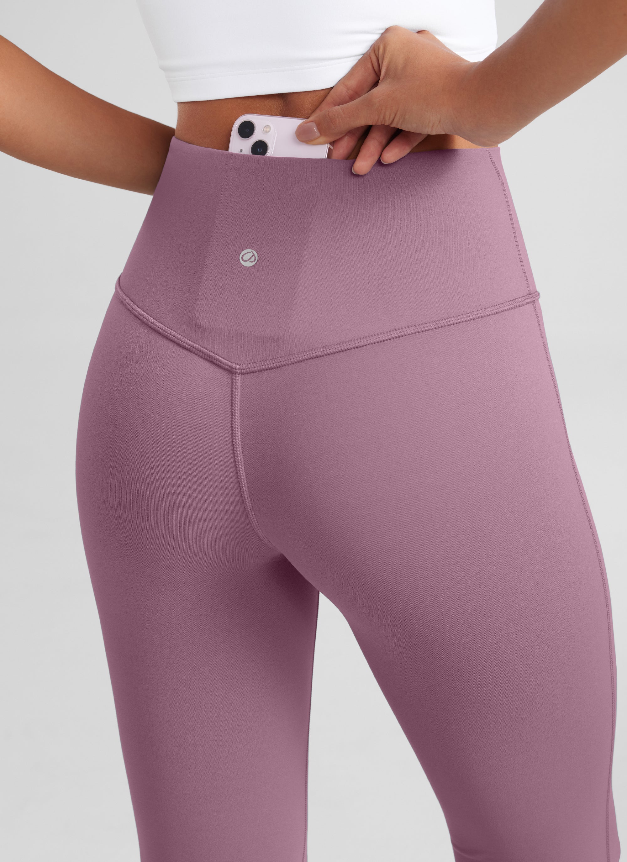 CRZ YOGA - ليغينغز نسائي بخصر عالٍ وساق متسعة بنمط « Butterluxe » وقصة «Bootcut» - مقاس 32