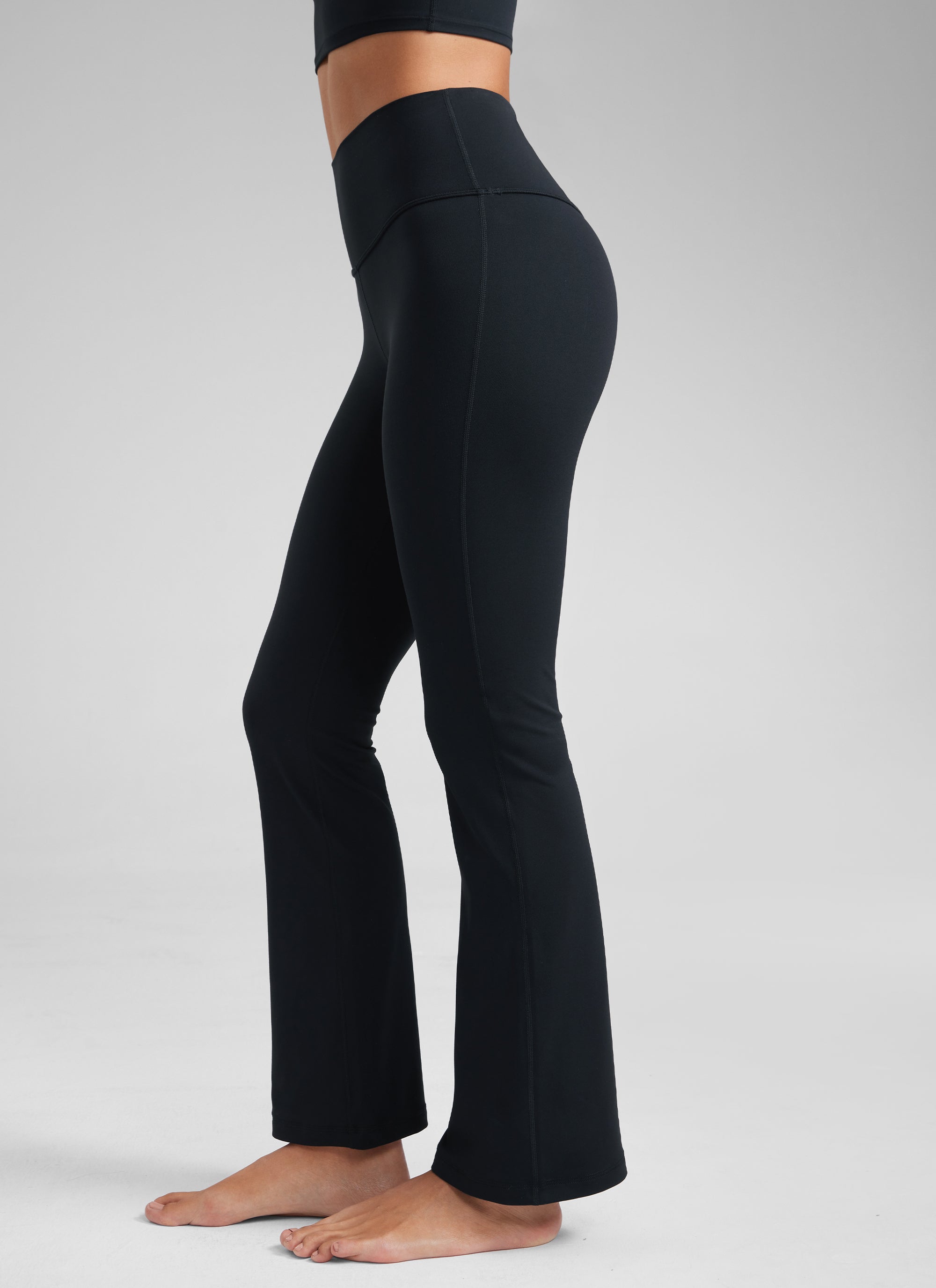 CRZ YOGA - بنطال يوغا نسائي بخصر عالٍ من نوع « Butterluxe » ذو أرجل واسعة وجيوب، مقاس 29