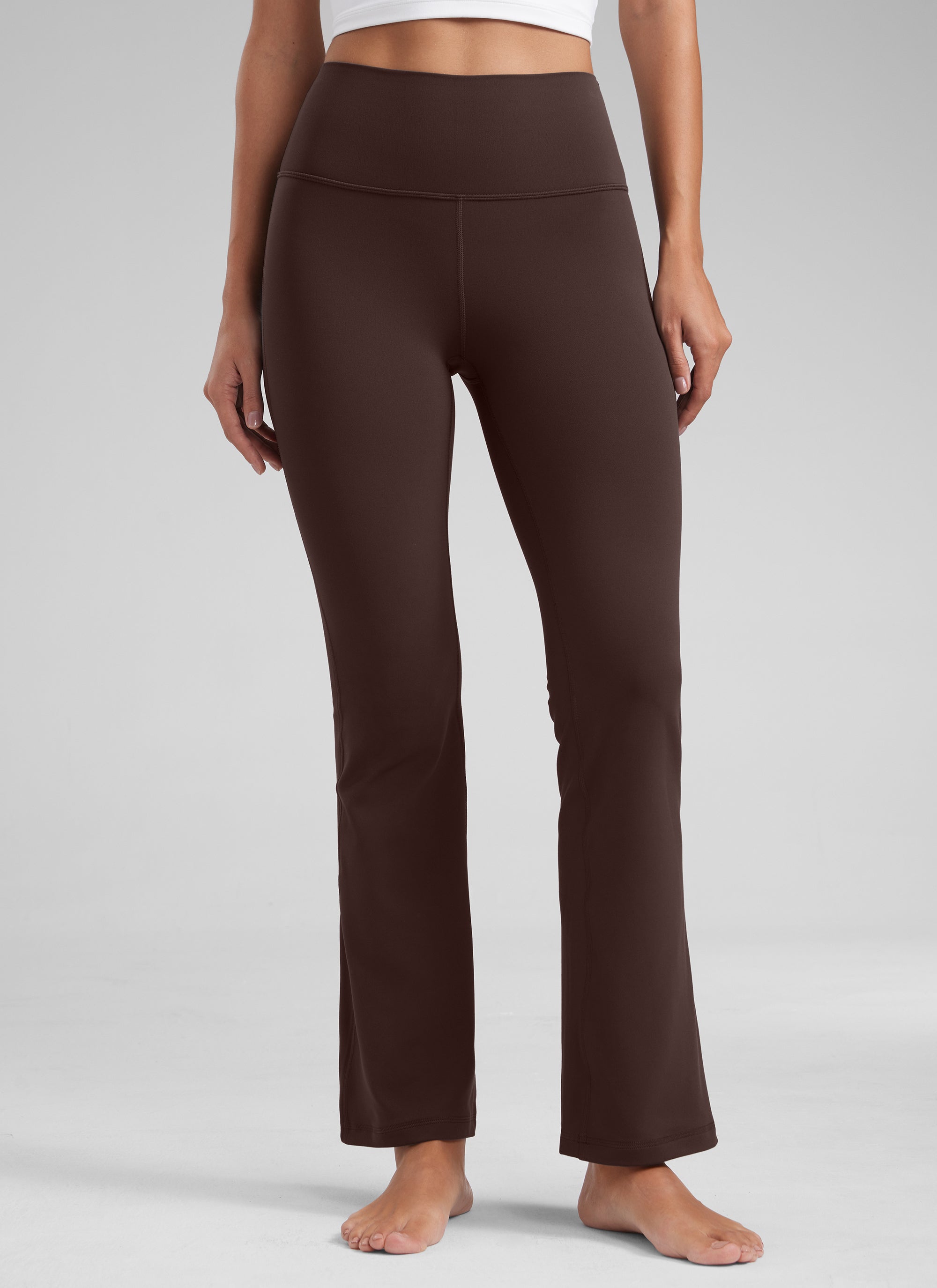 CRZ YOGA - بنطال يوغا نسائي بخصر عالٍ من نوع « Butterluxe » ذو أرجل واسعة وجيوب، مقاس 29