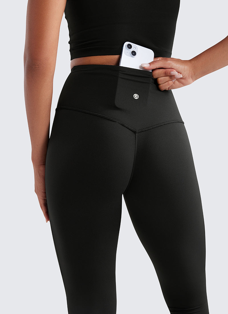 CRZ YOGA للنساء Butterluxe  بنطال ليغينغز قصير بخصر مرتفع وجيوب وساقين متسعة 33