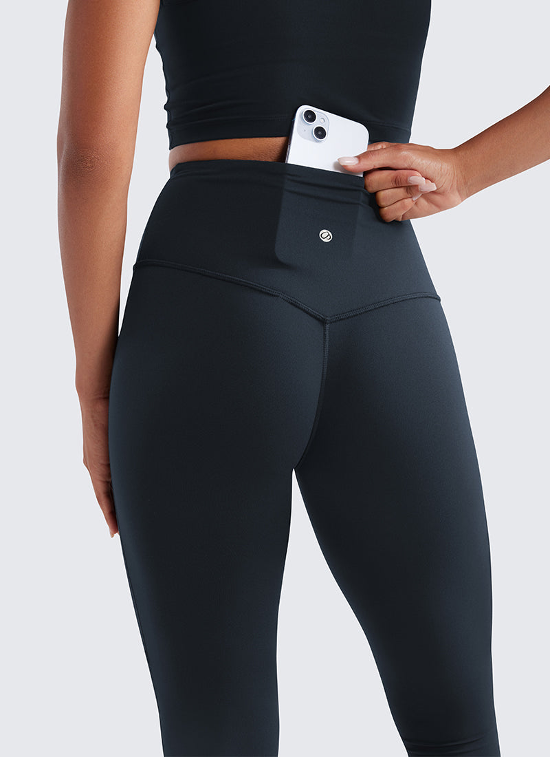 CRZ YOGA للنساء Butterluxe  بنطال ليغينغز قصير بخصر مرتفع وجيوب وساقين متسعة 33