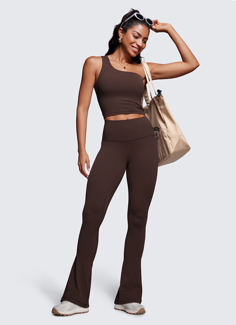 CRZ YOGA للنساء Butterluxe  بنطال ليغينغز قصير بخصر مرتفع وجيوب وساقين متسعة 33